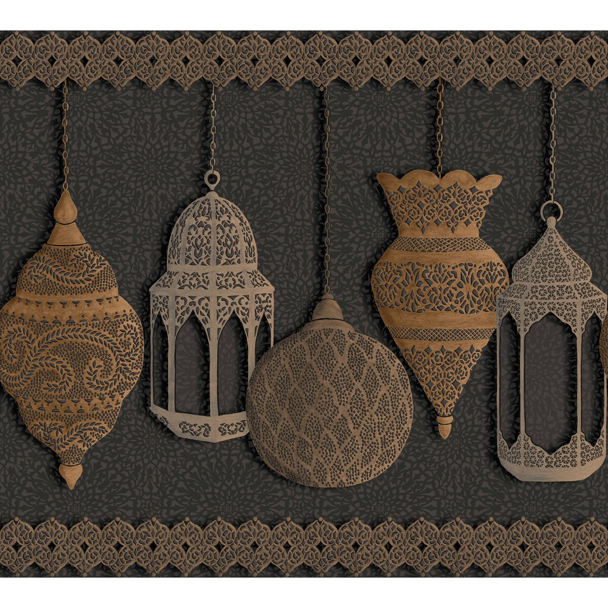 Fez-Silver &amp; Bronze On Charcoal