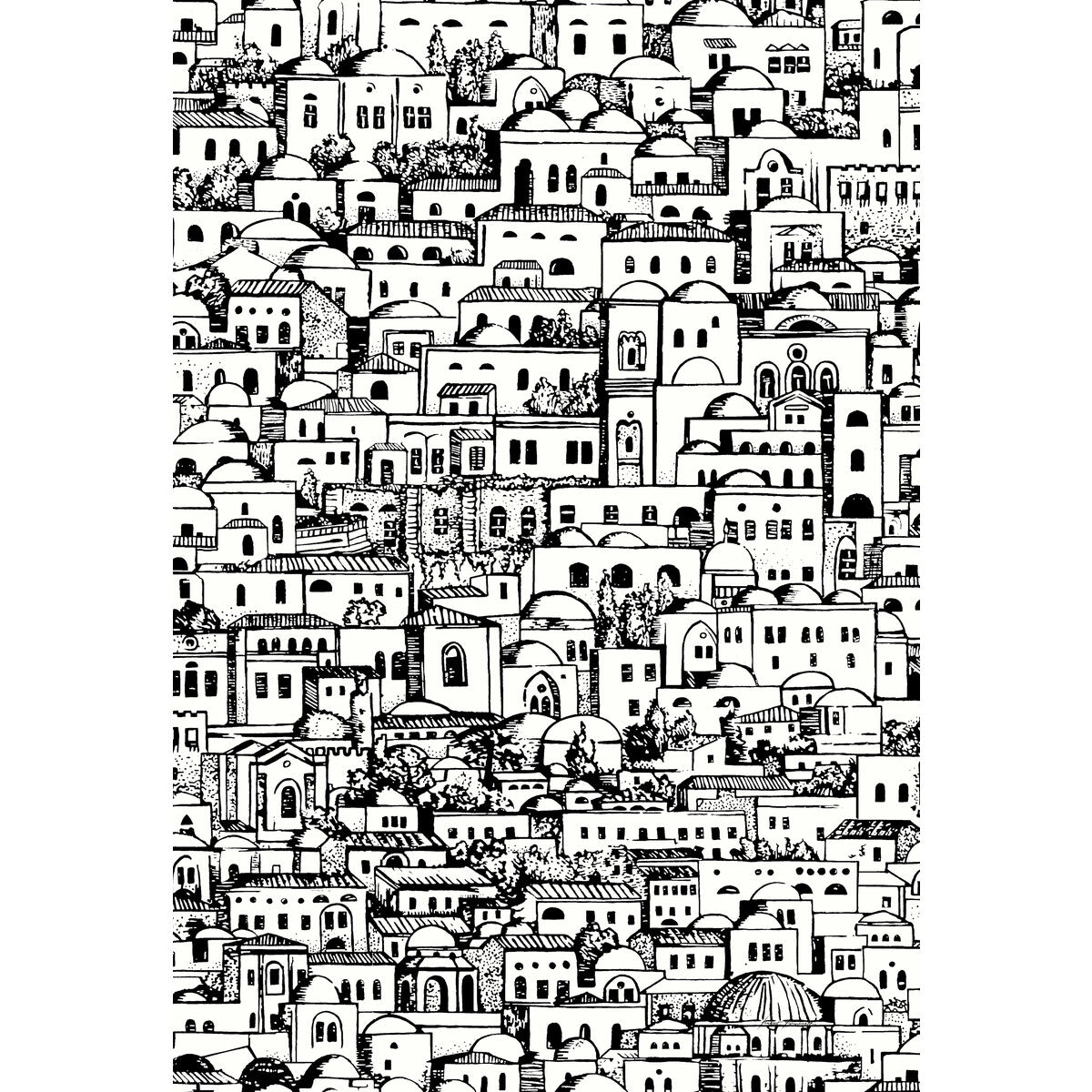 Mediterranea-White/Black
