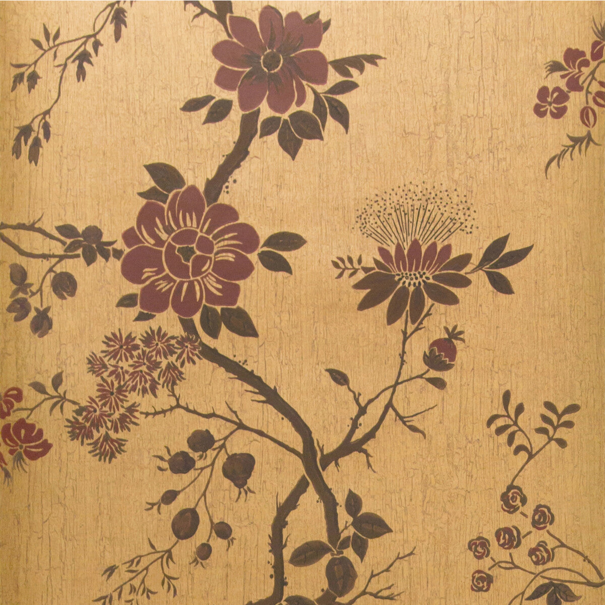 Camellia-Crimson/Mtl Gold