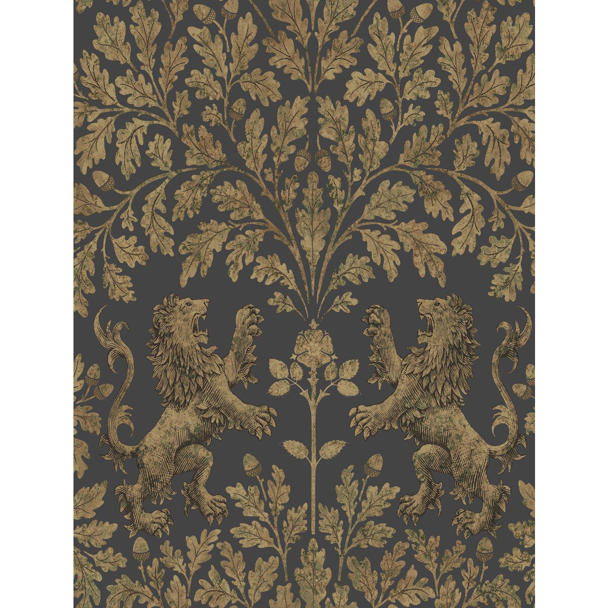 Boscobel Oak-Ant Gold/Blk