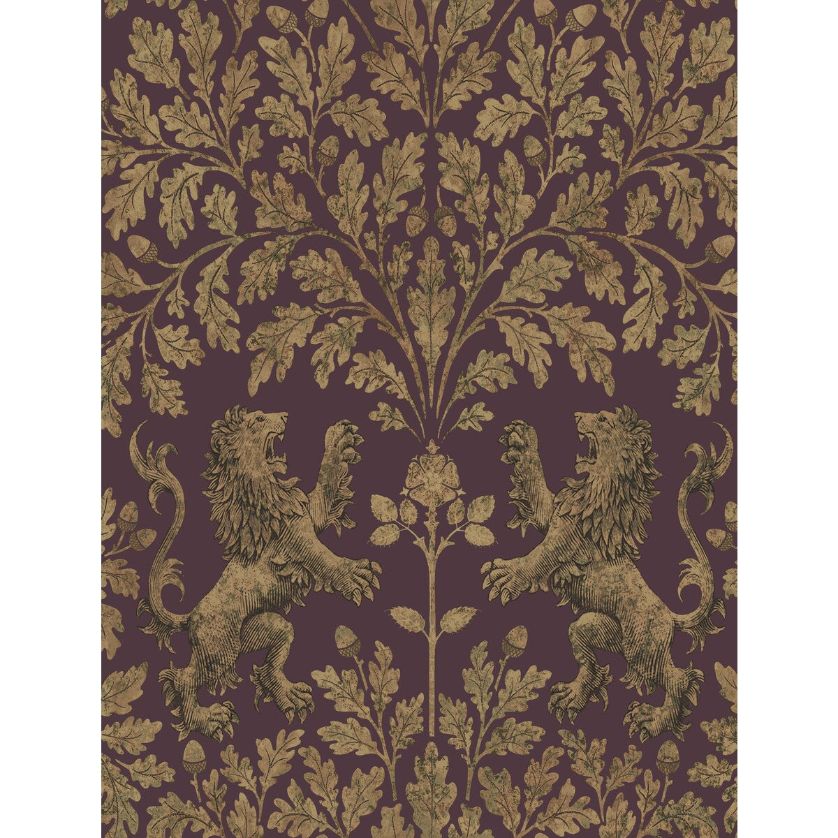 Boscobel Oak-Gold/Claret