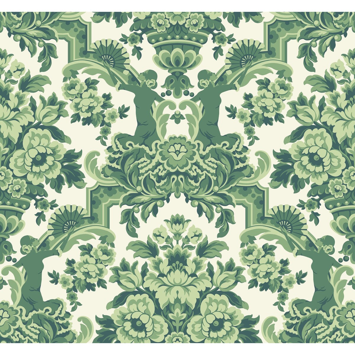 Lola-Forest Greens On White