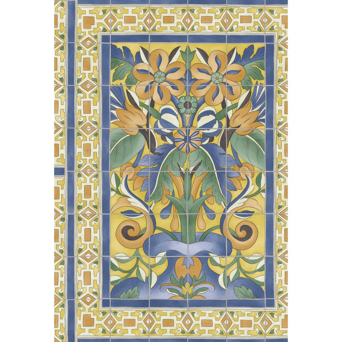 Triana-Marigold &amp; Hyacinth/Canary Yellow