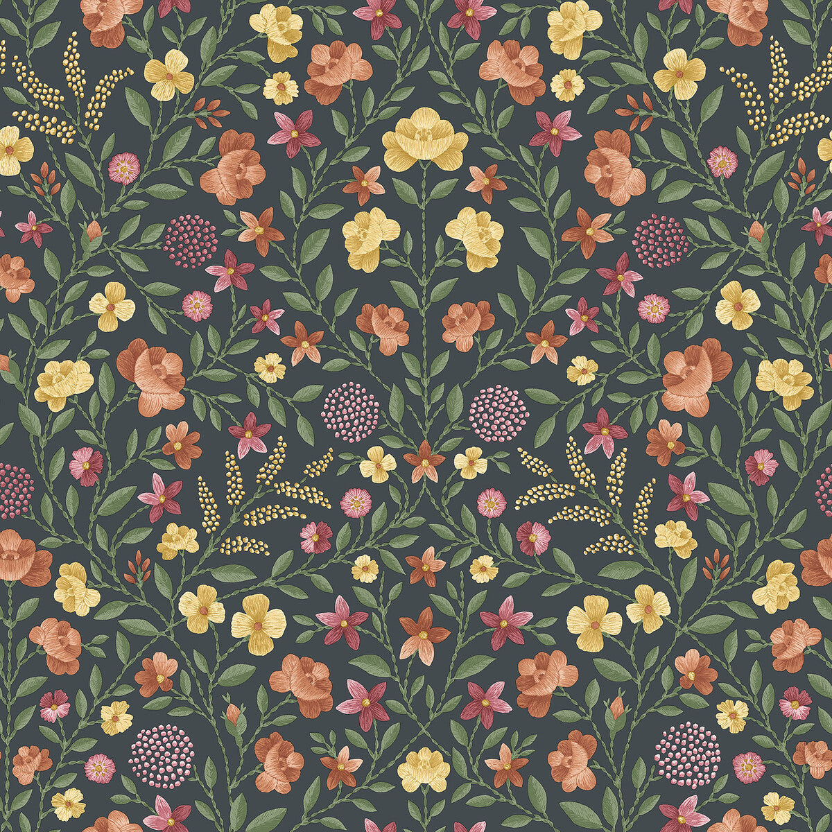 Court Embroidery-Marigold