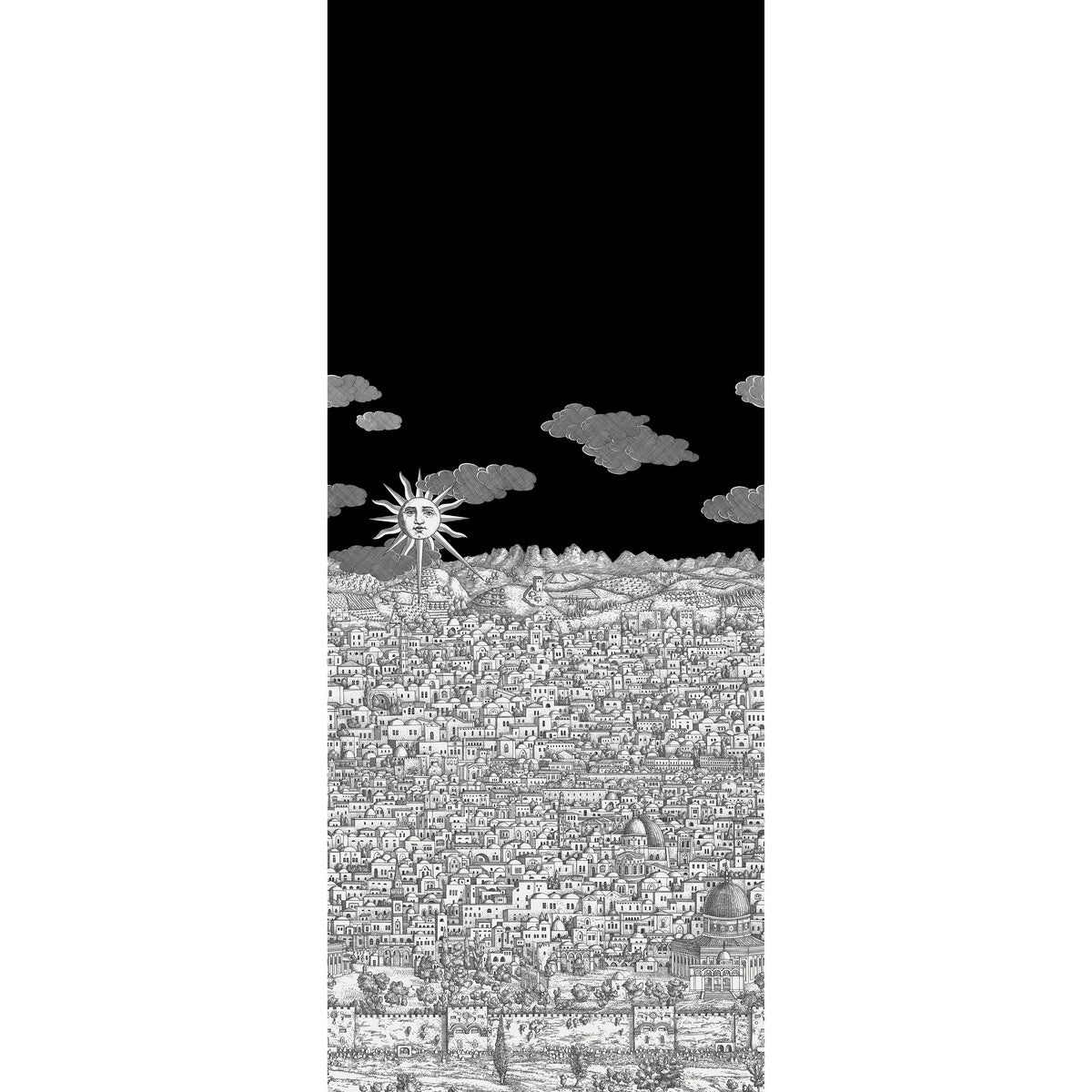 Vista Mediterranea-Charcoal