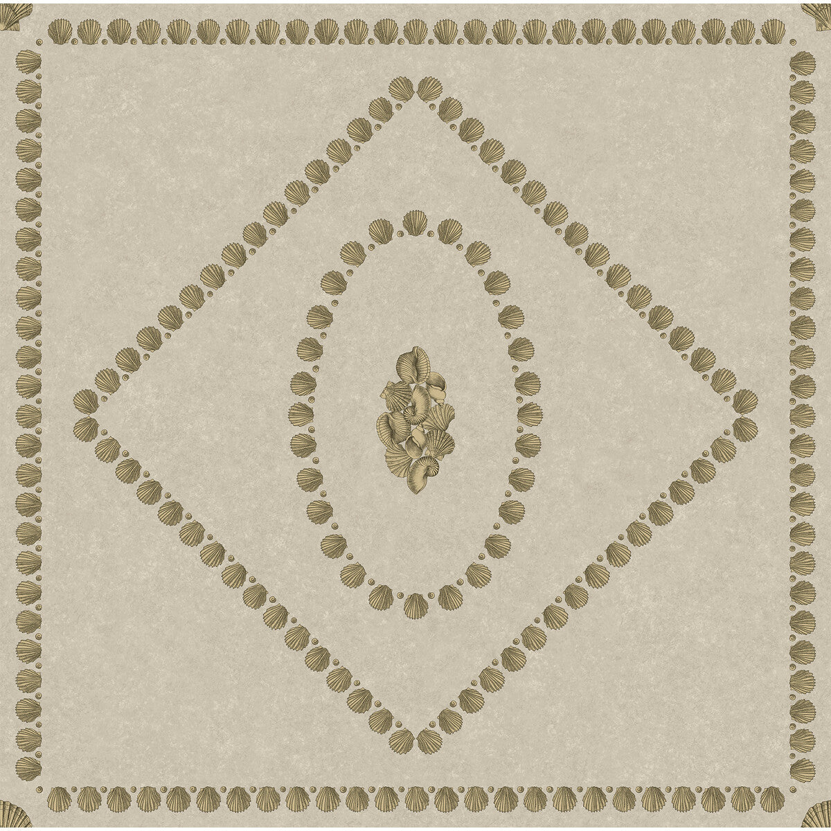 Conchiglie-Gold On Stone
