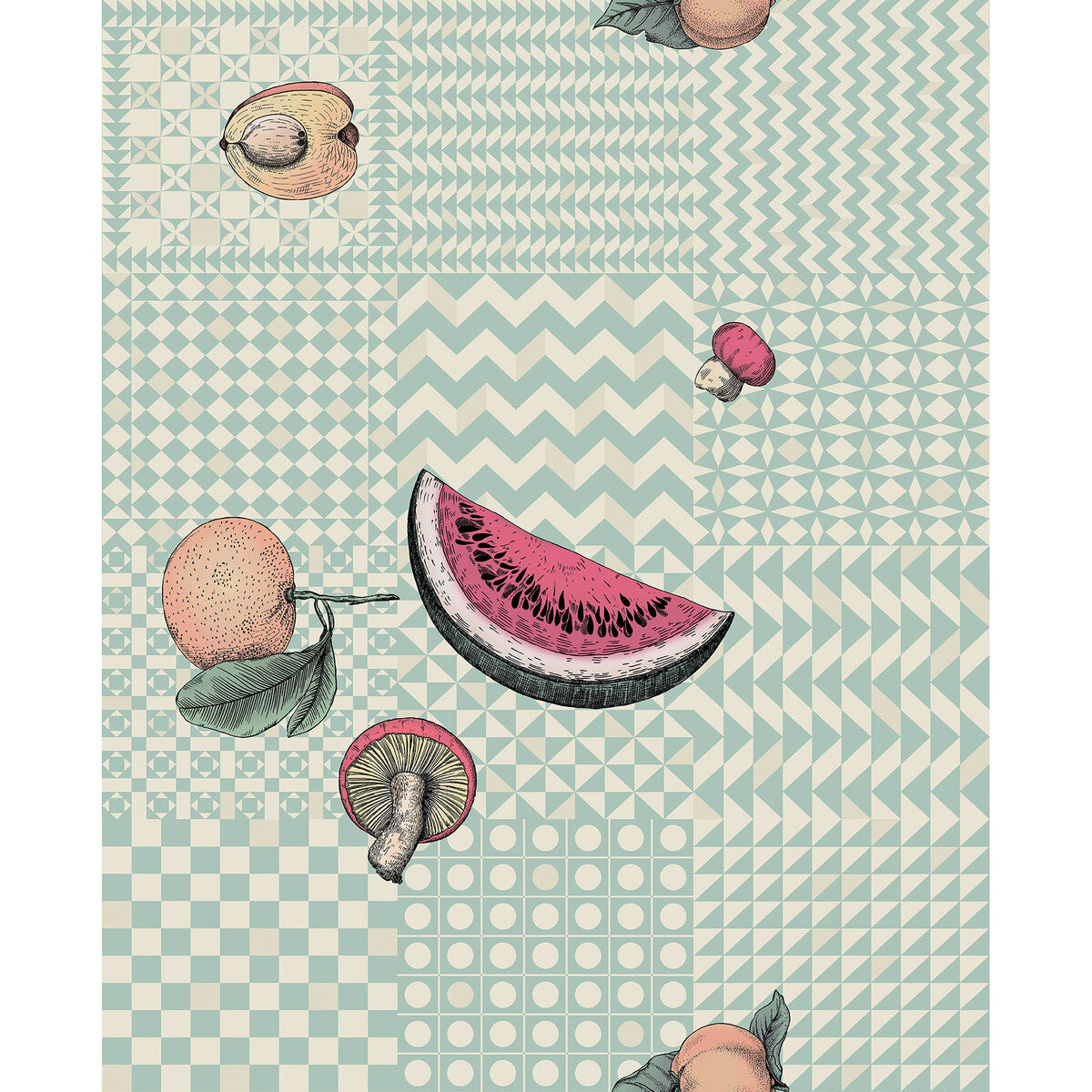 Frutta E Geometrico-Pastel