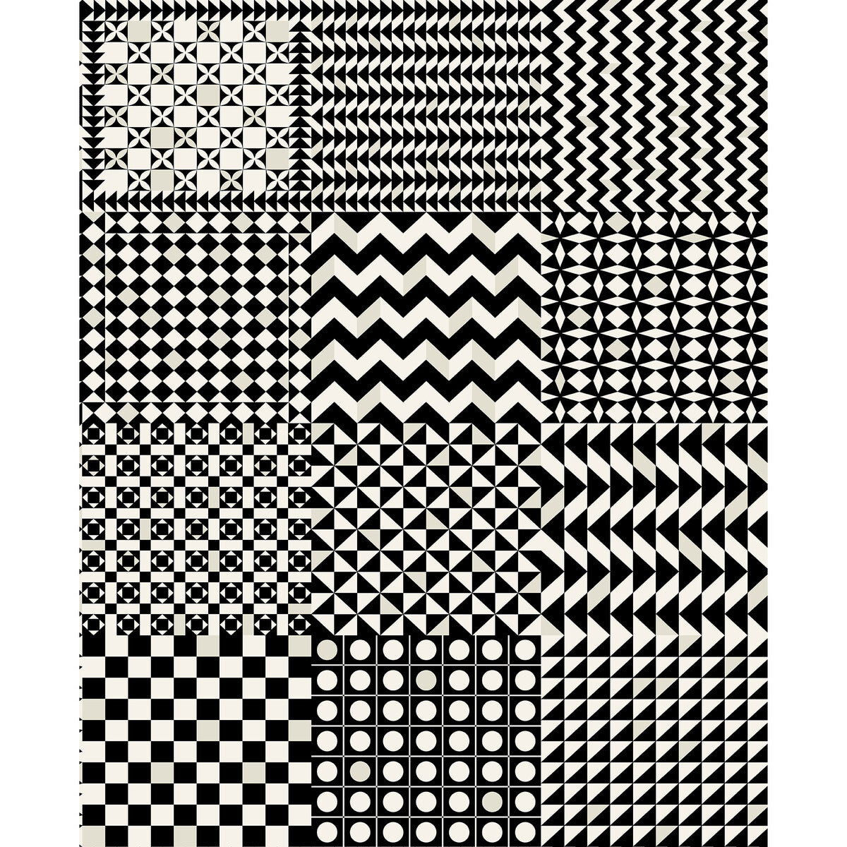 Geometrico-Black &amp; White
