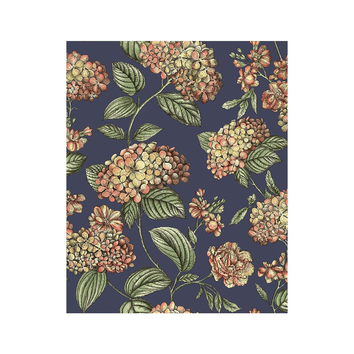 Ramo Di Ortensia-Coral