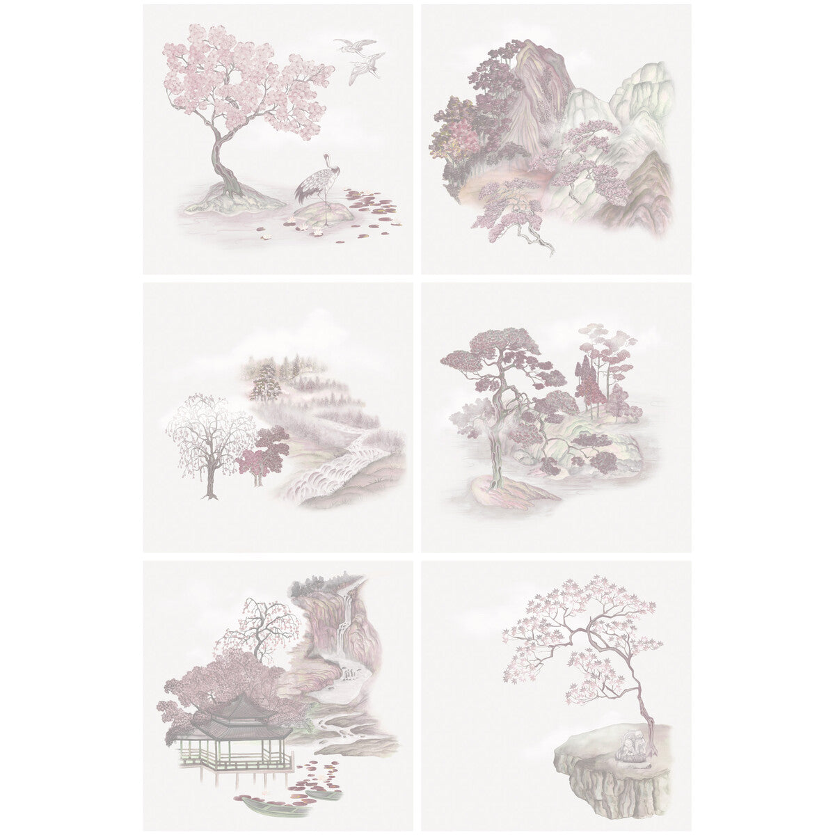 Tile Toile-Pink