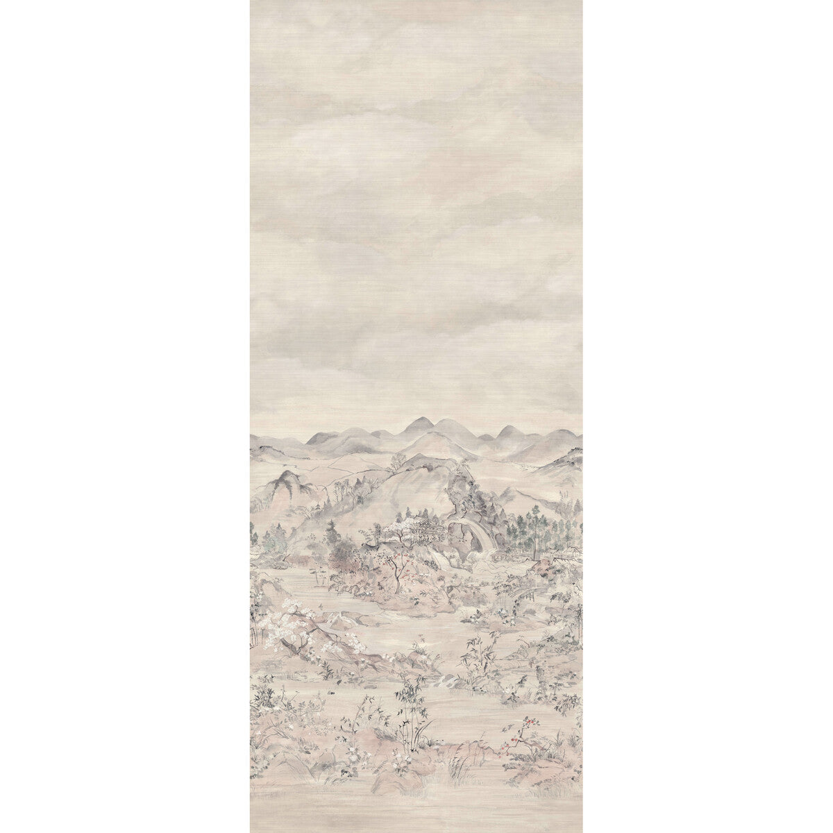 Japanese Chinoiserie Sisal-Pearl