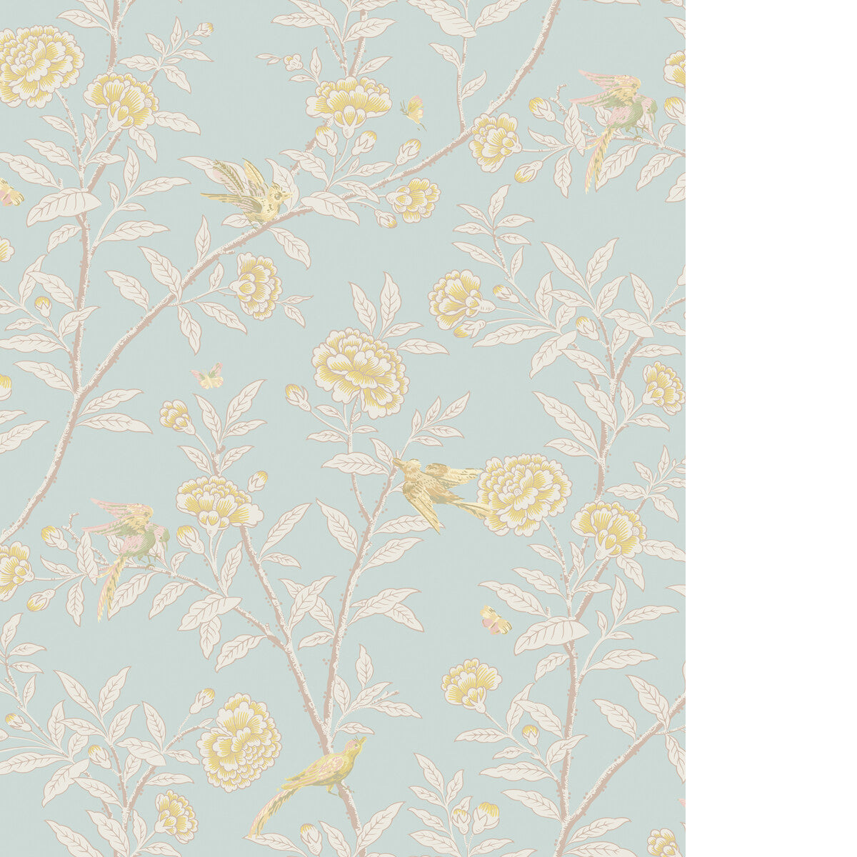 Roseberry With Birds-P Blue