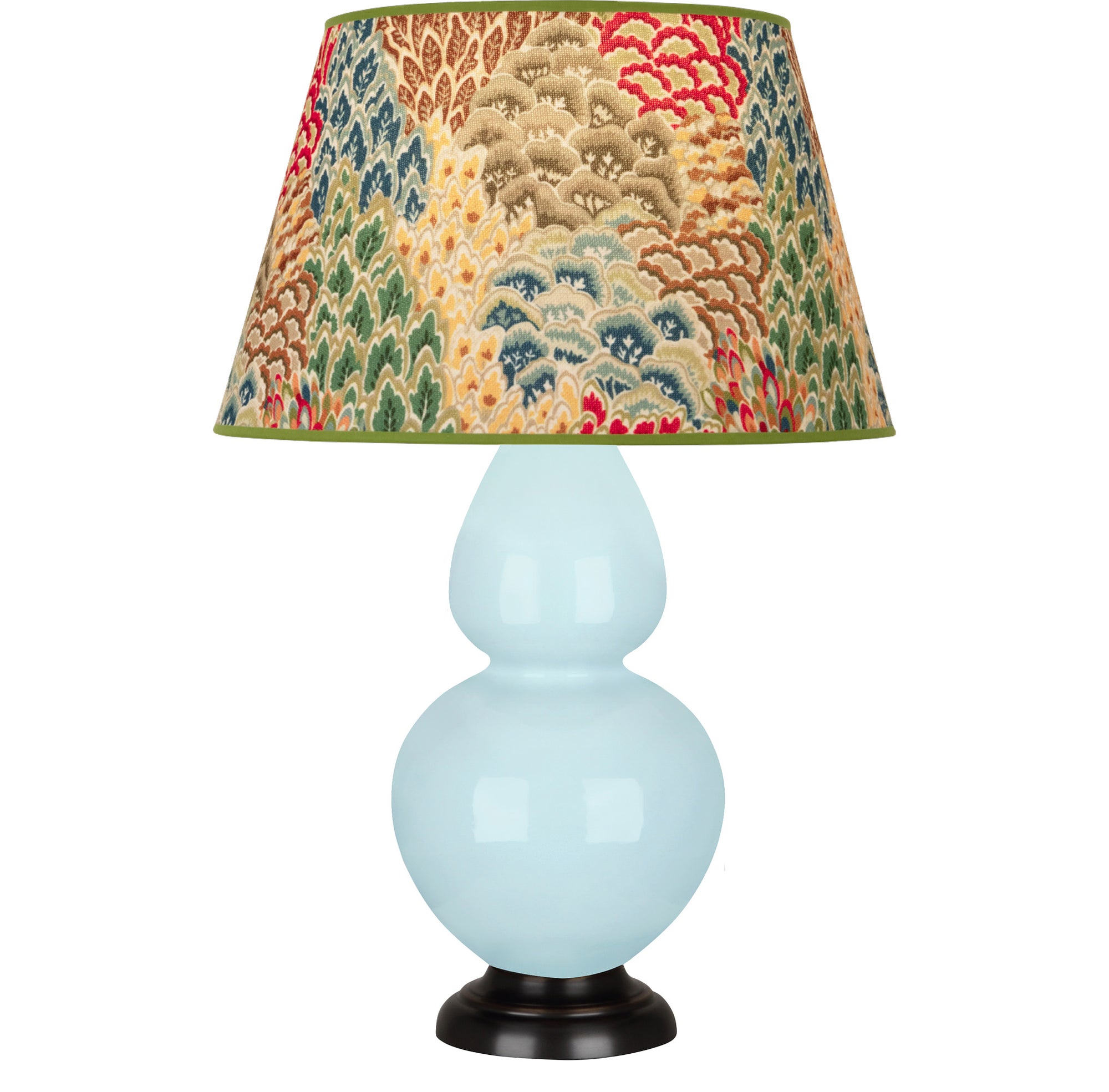 1646F | Baby Blue Double Gourd Table Lamp