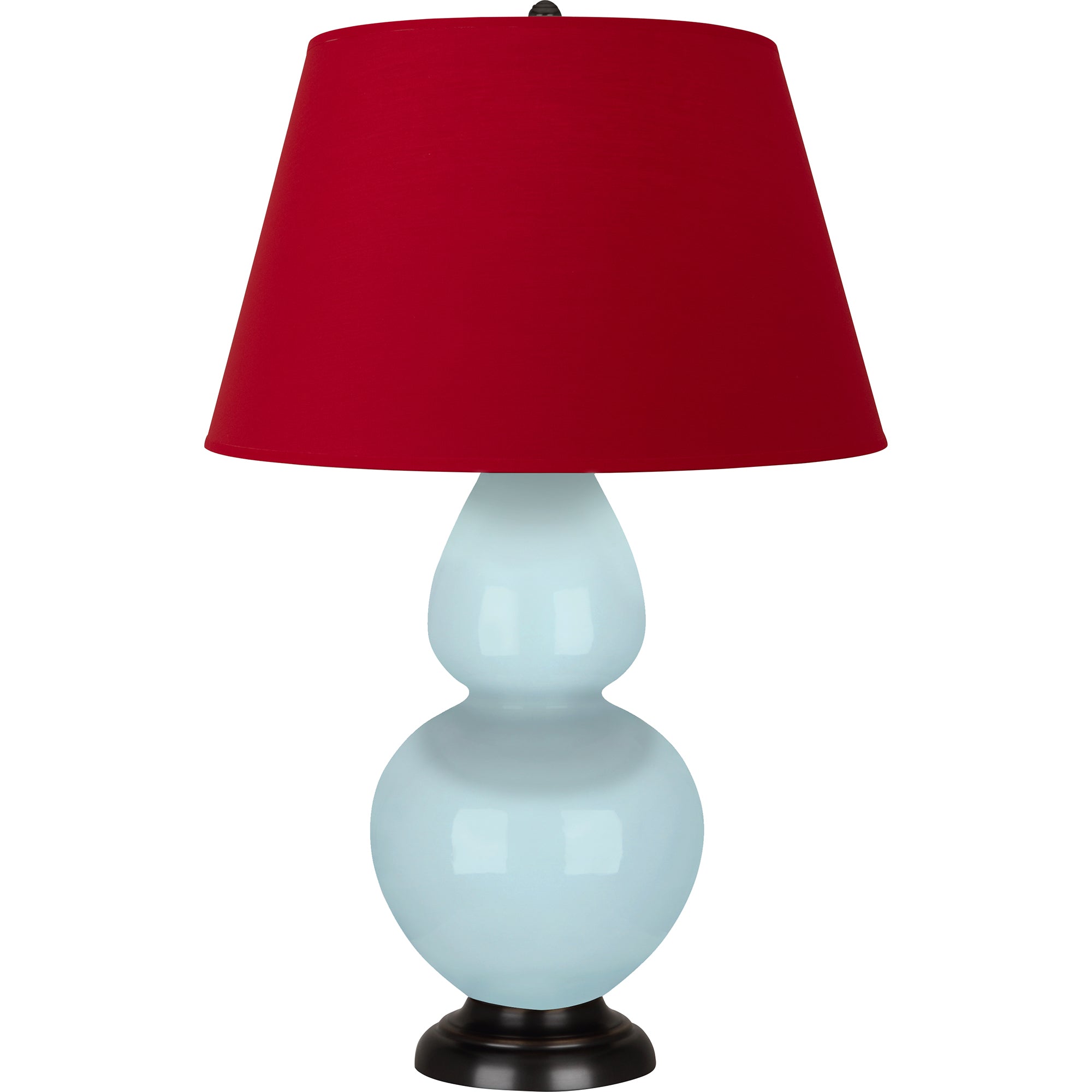 1646R | Baby Blue Double Gourd Table Lamp