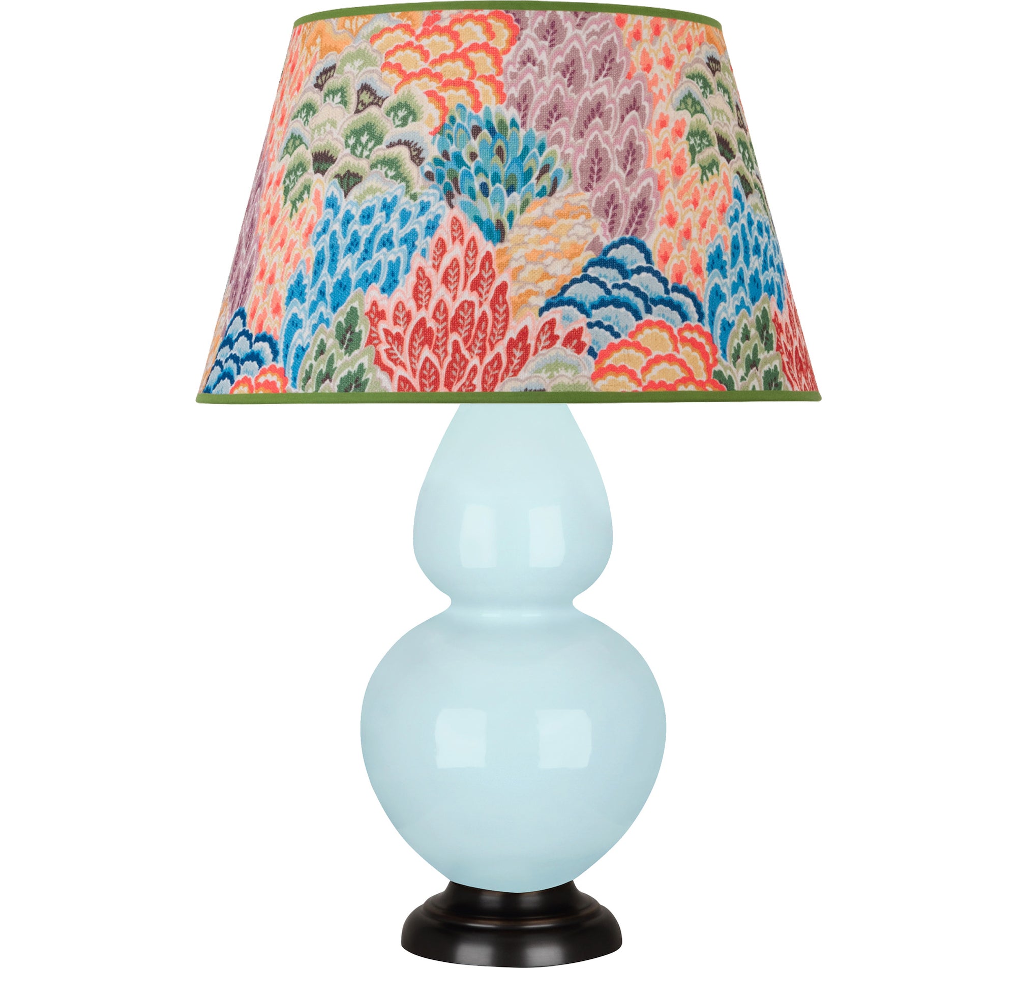 1646S | Baby Blue Double Gourd Table Lamp
