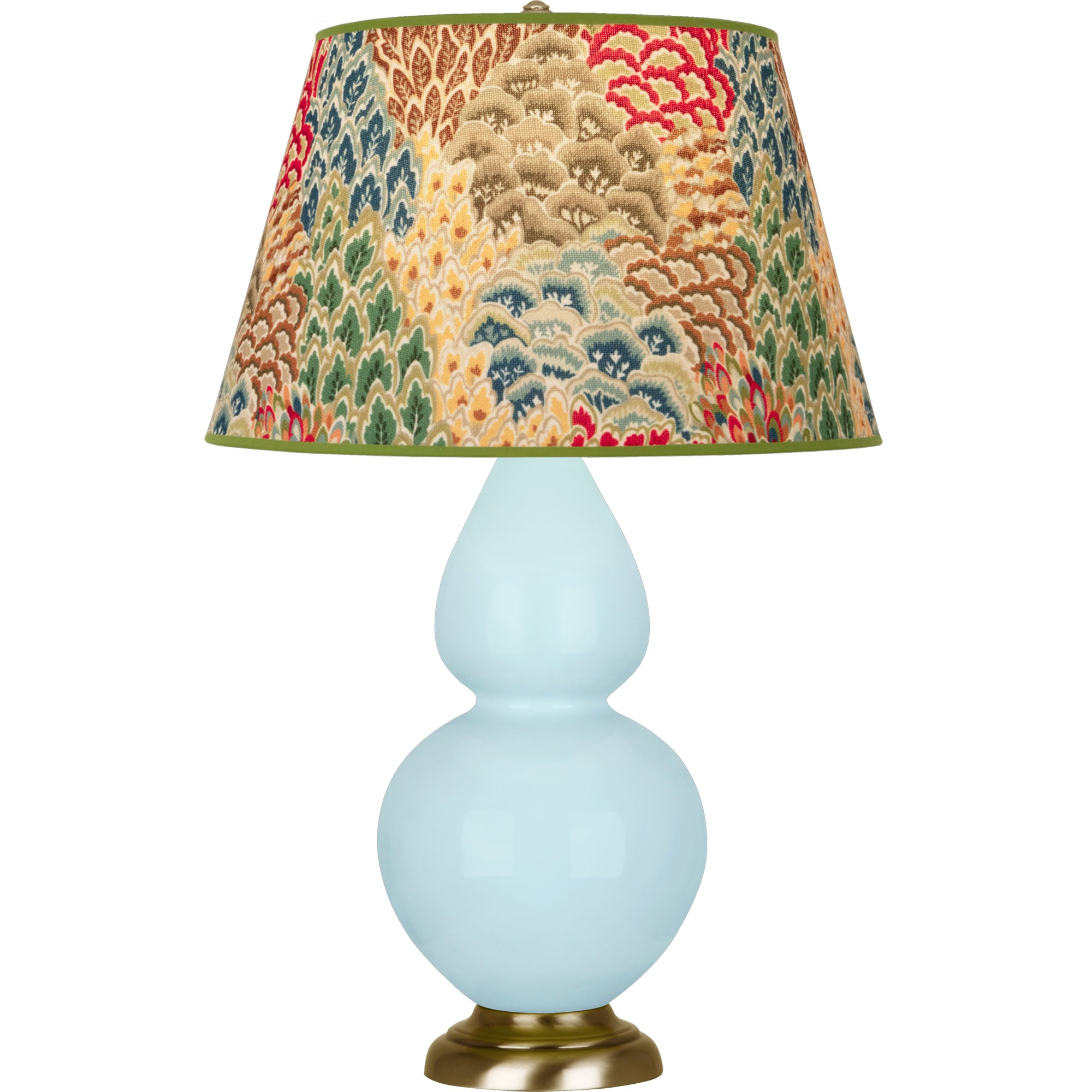 1666F | Baby Blue Double Gourd Table Lamp