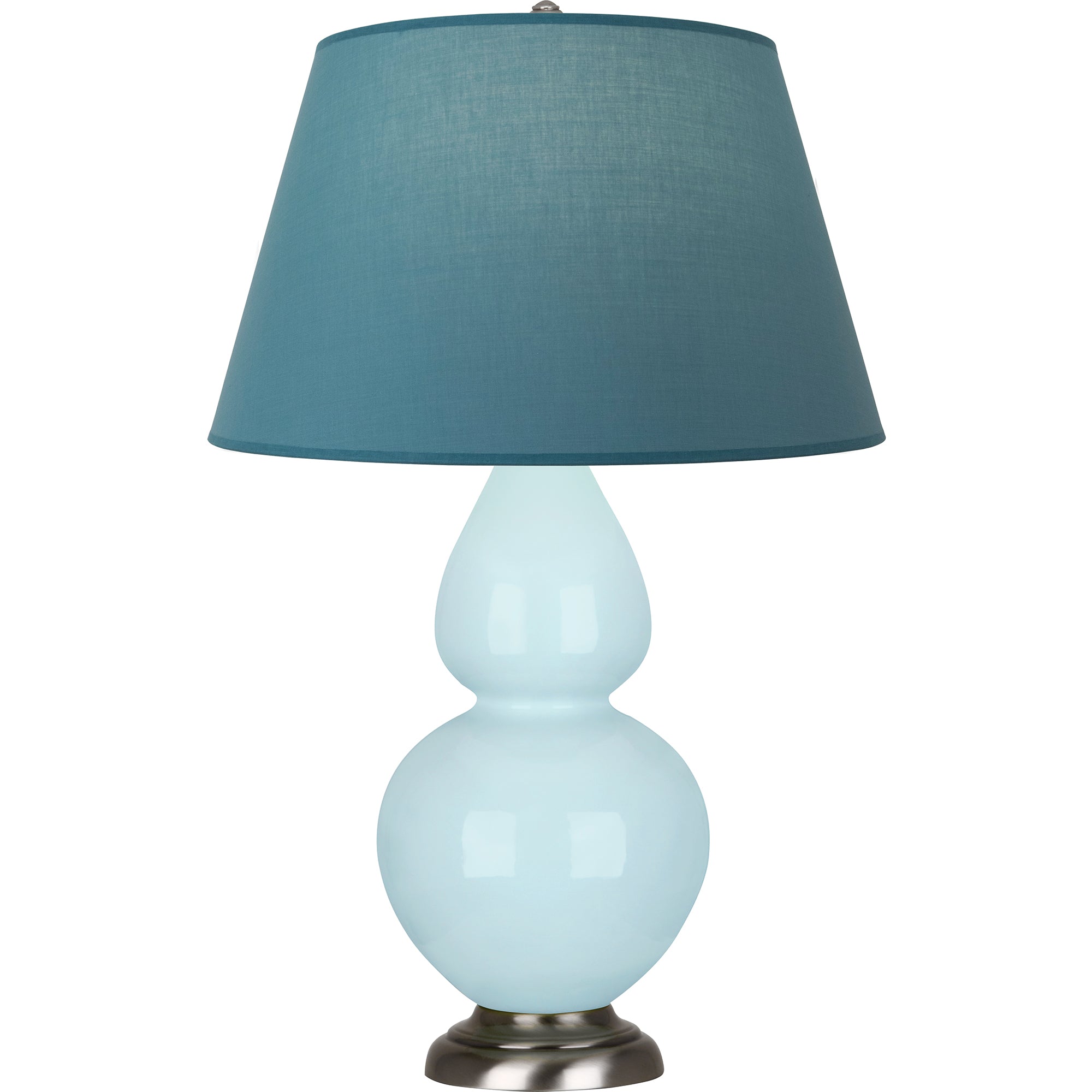 1676B | Baby Blue Double Gourd Table Lamp