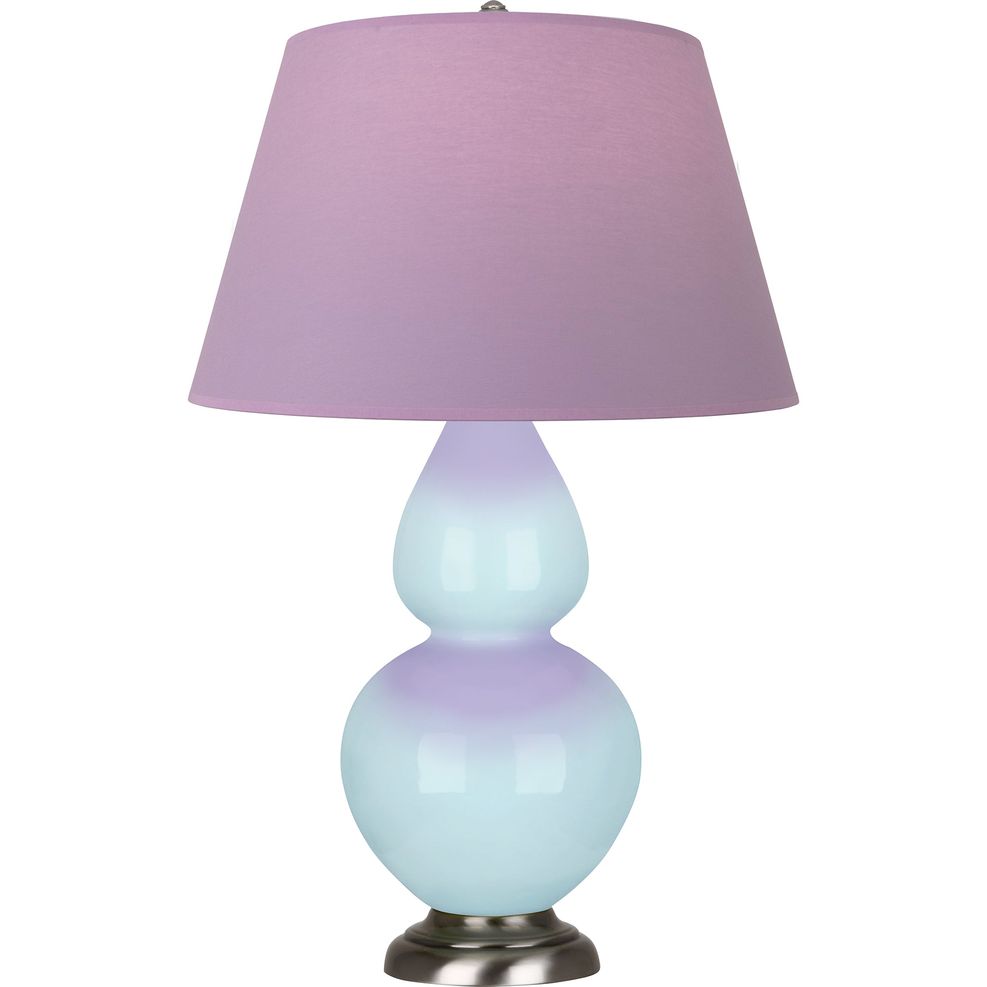 1676L | Baby Blue Double Gourd Table Lamp