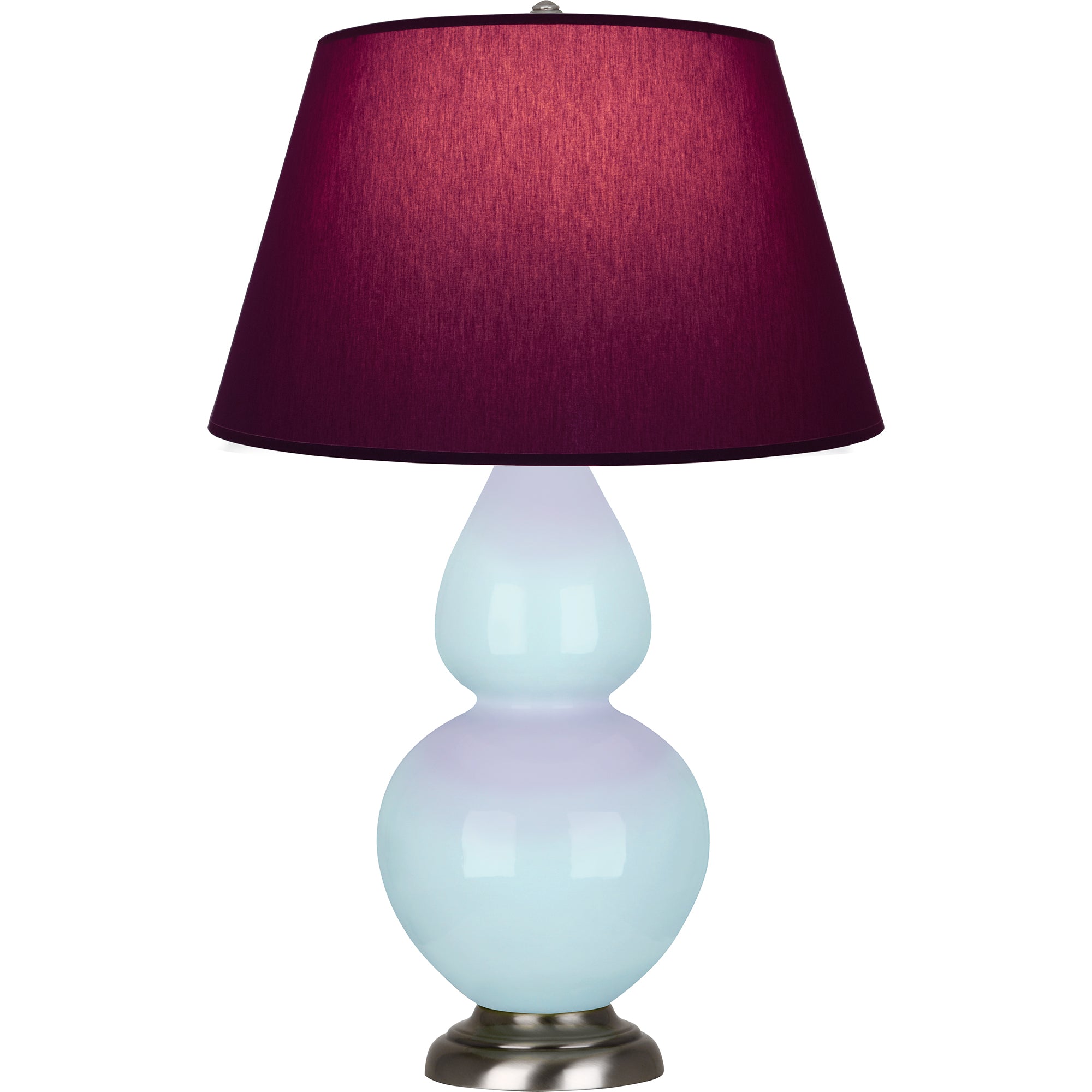 1676P | Baby Blue Double Gourd Table Lamp