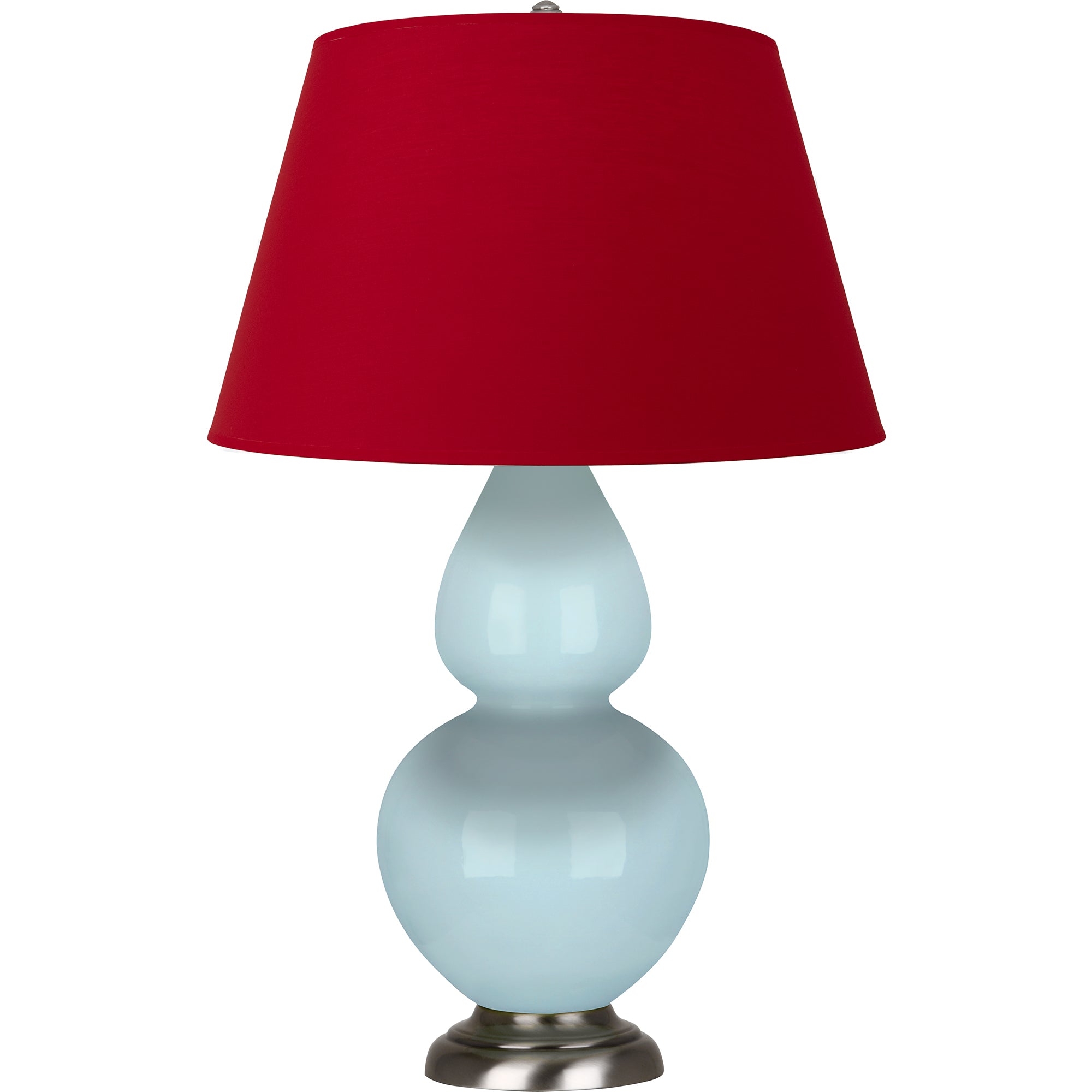1676R | Baby Blue Double Gourd Table Lamp