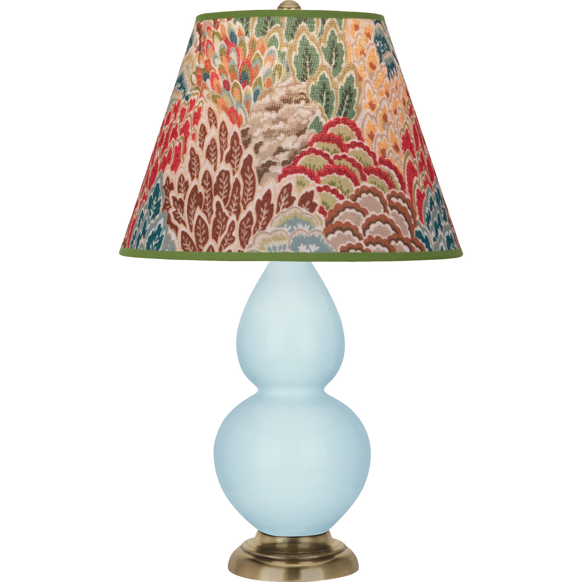 1689F | Baby Blue Small Double Gourd Accent Lamp