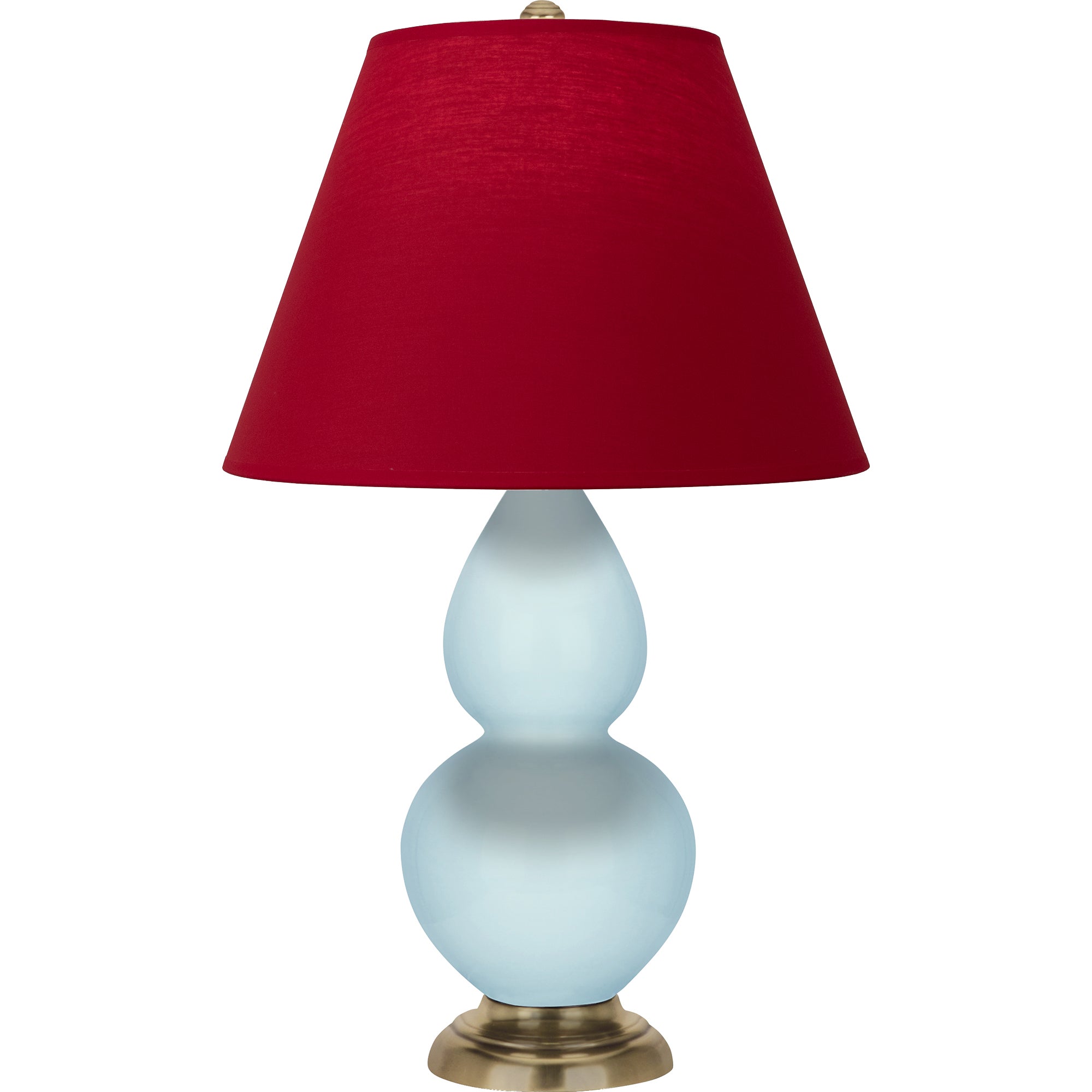 1689R | Baby Blue Small Double Gourd Accent Lamp