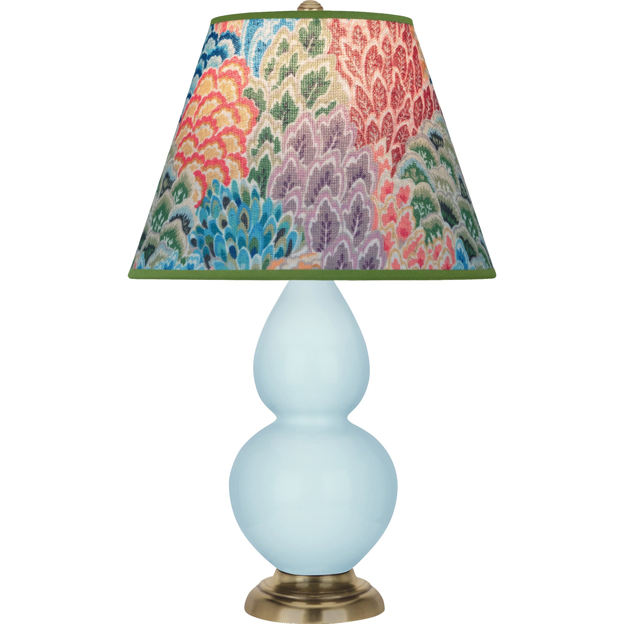 1689S | Baby Blue Small Double Gourd Accent Lamp