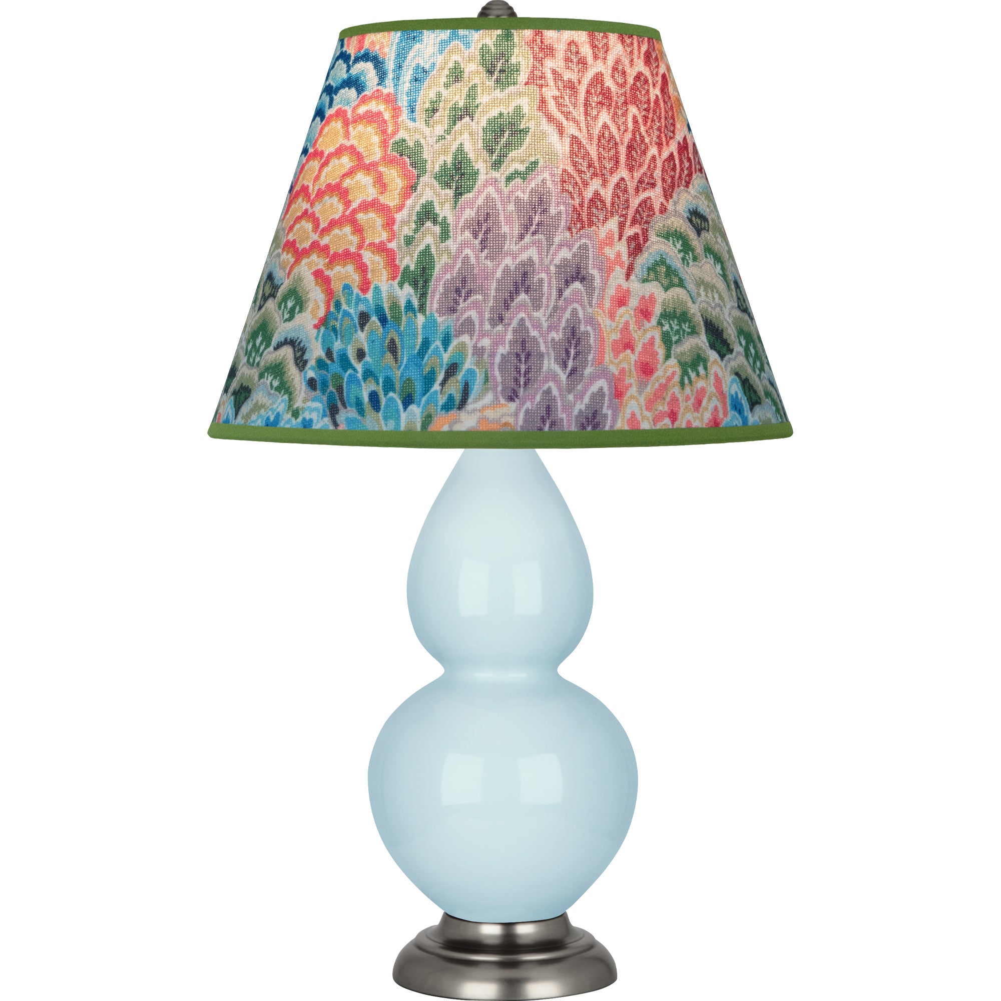 1696S | Baby Blue Small Double Gourd Accent Lamp