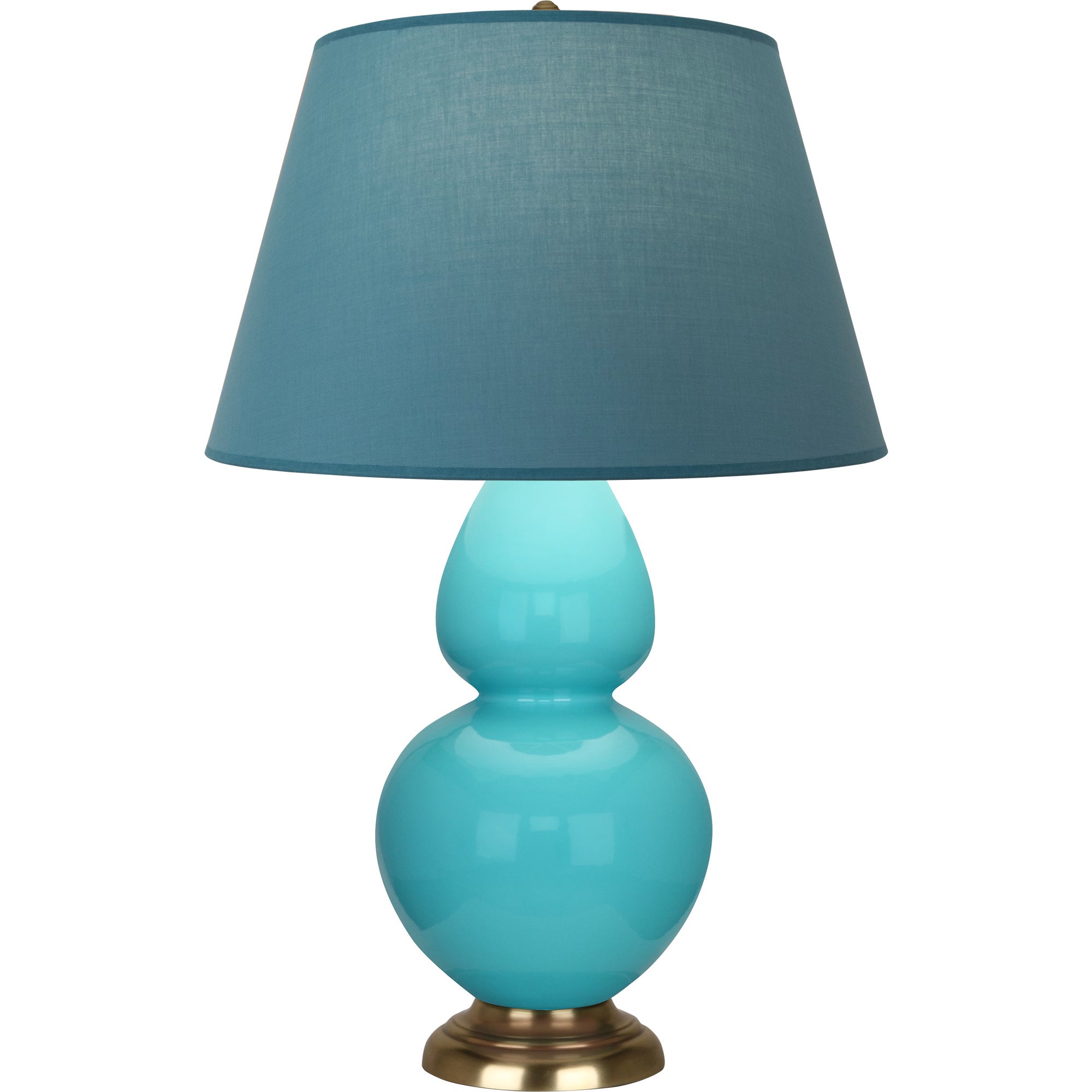 1740B | Egg Blue Double Gourd Table Lamp