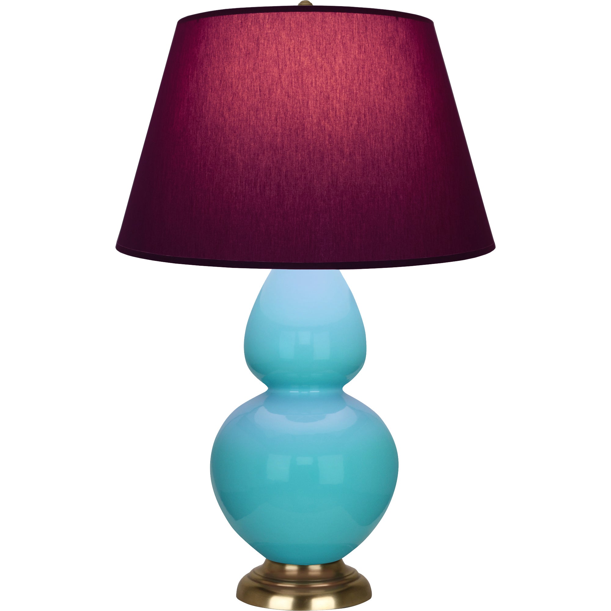 1740P | Egg Blue Double Gourd Table Lamp