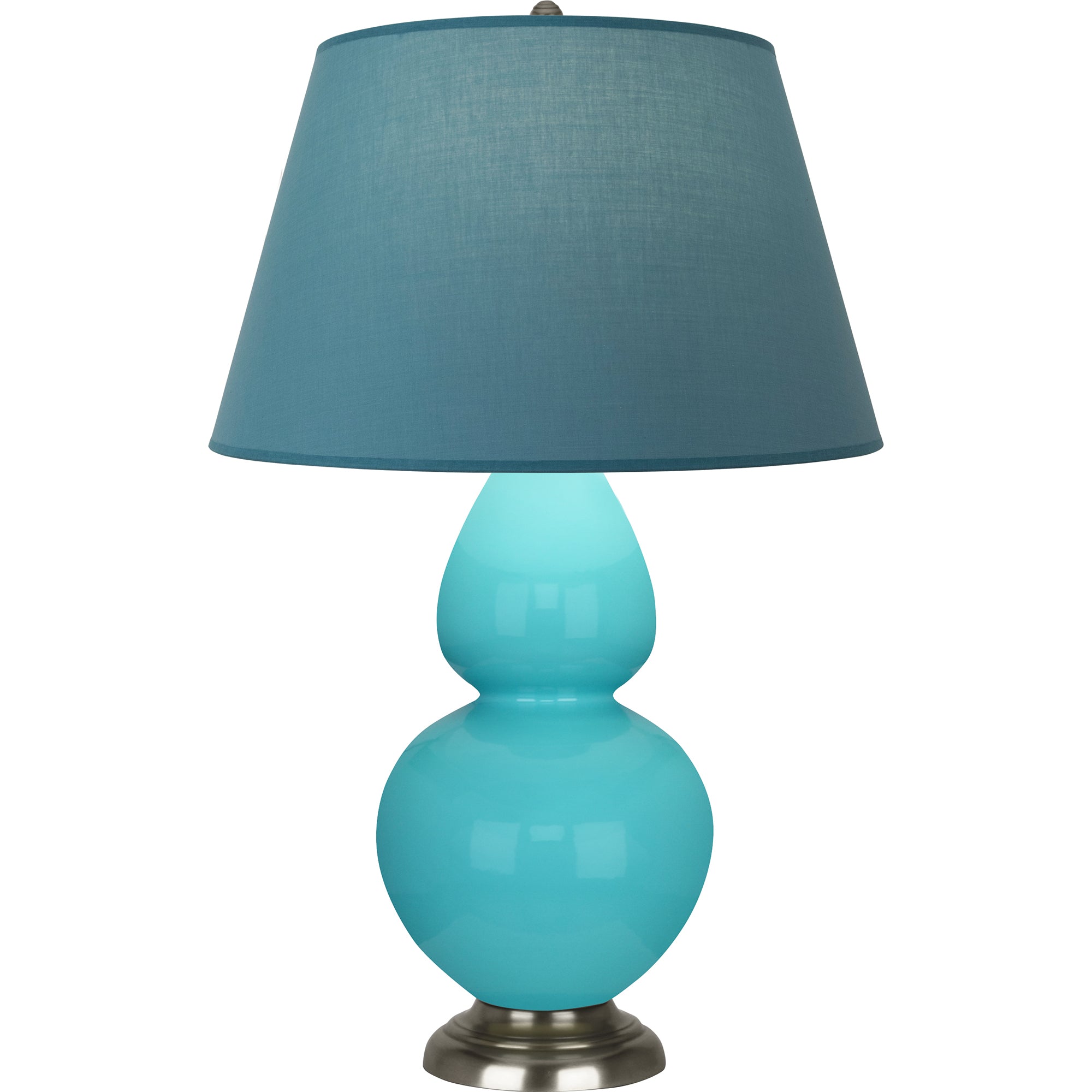 1741B | Egg Blue Double Gourd Table Lamp