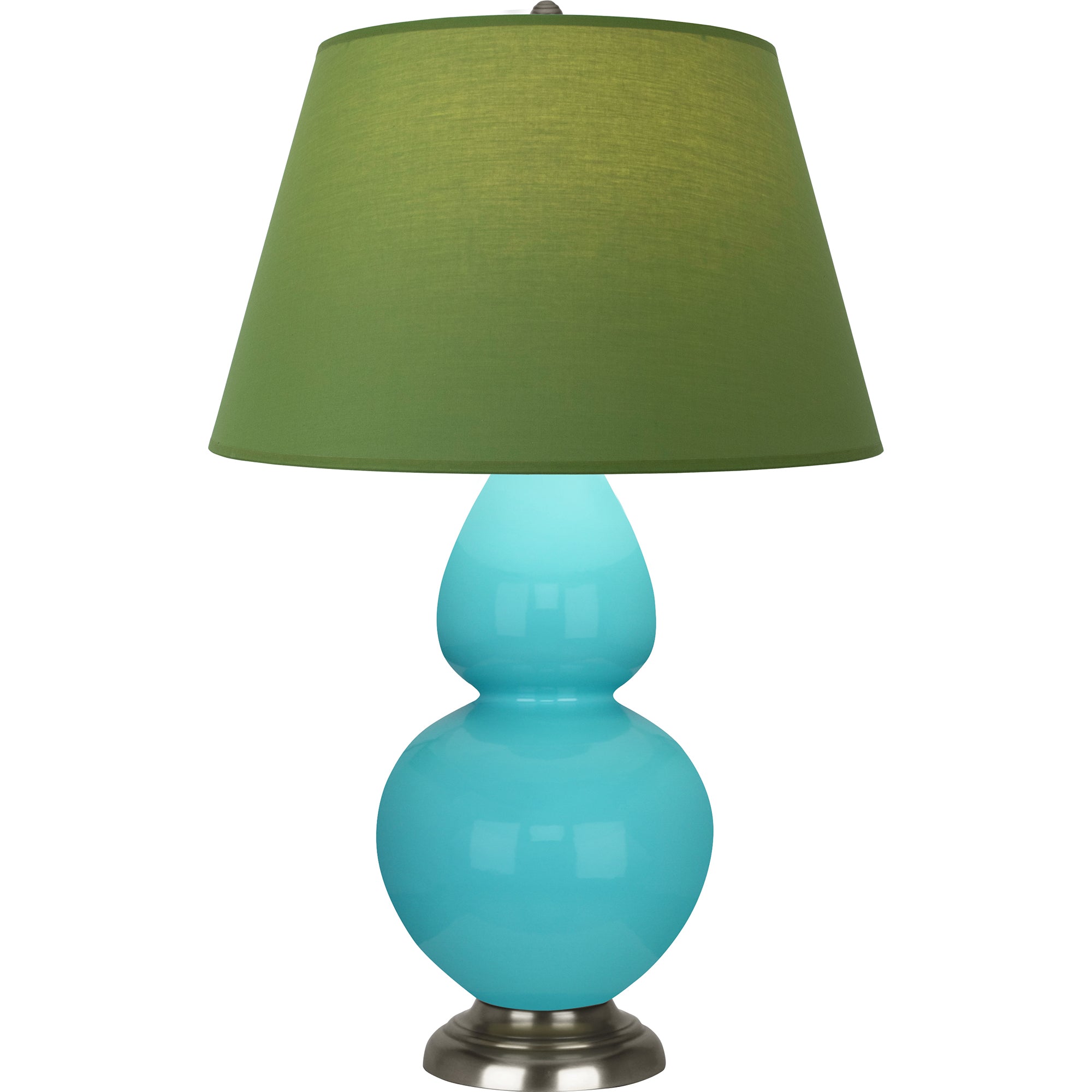 1741G | Egg Blue Double Gourd Table Lamp