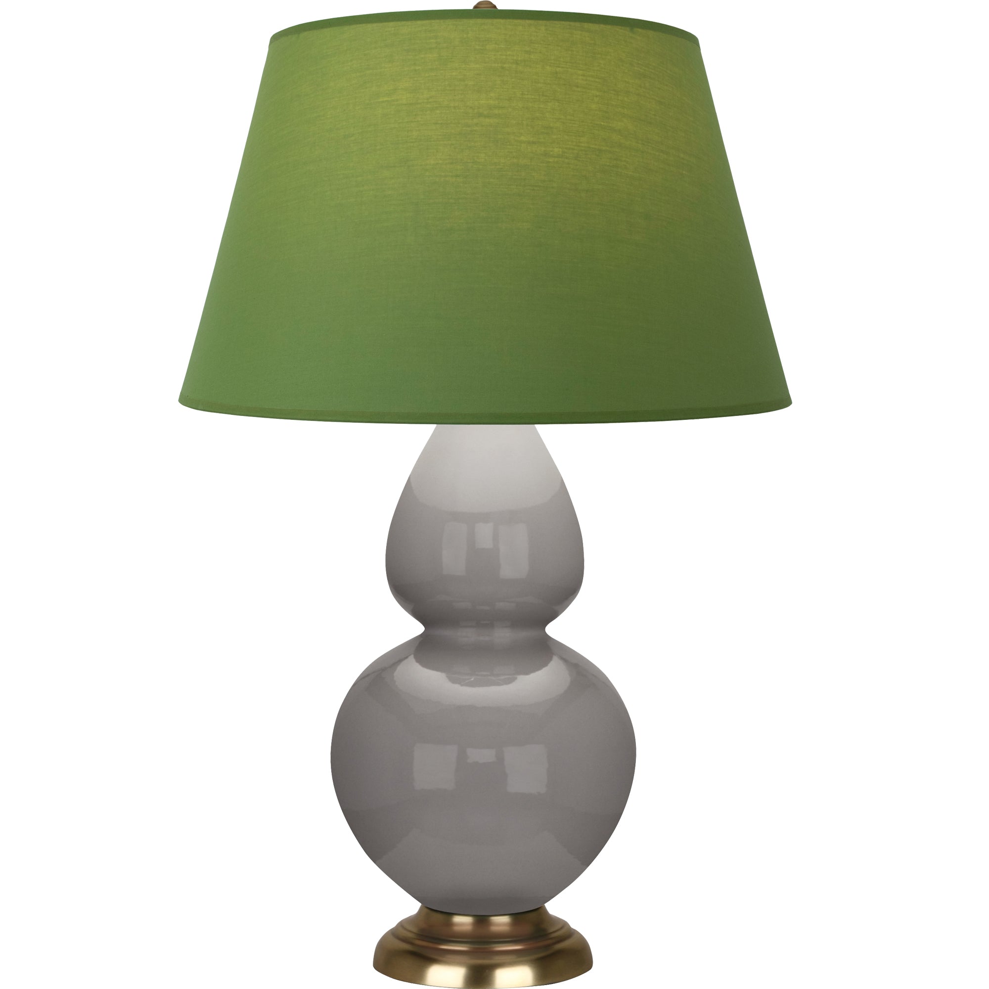 1748G | Smokey Taupe Double Gourd Table Lamp