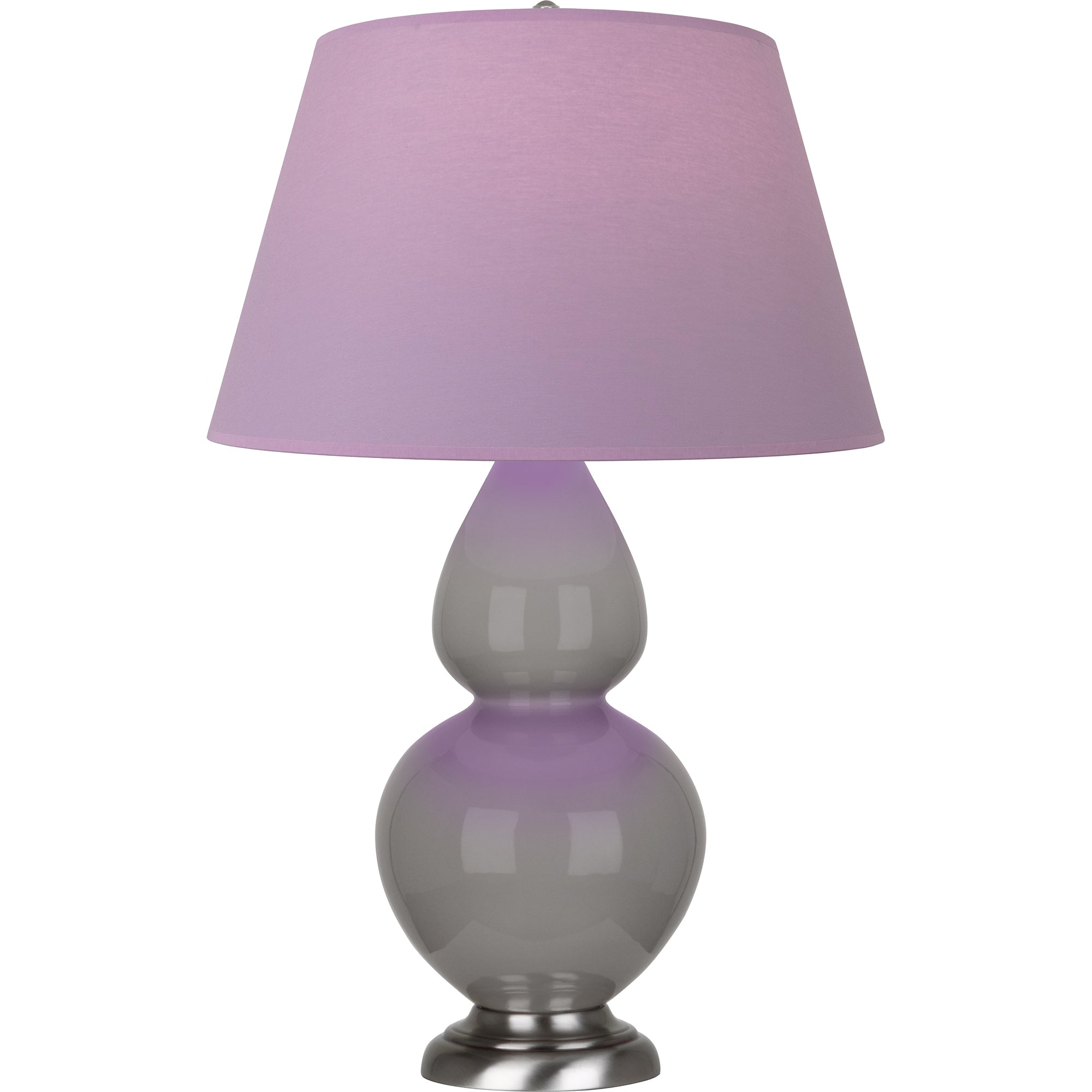 1750L | Smokey Taupe Double Gourd Table Lamp