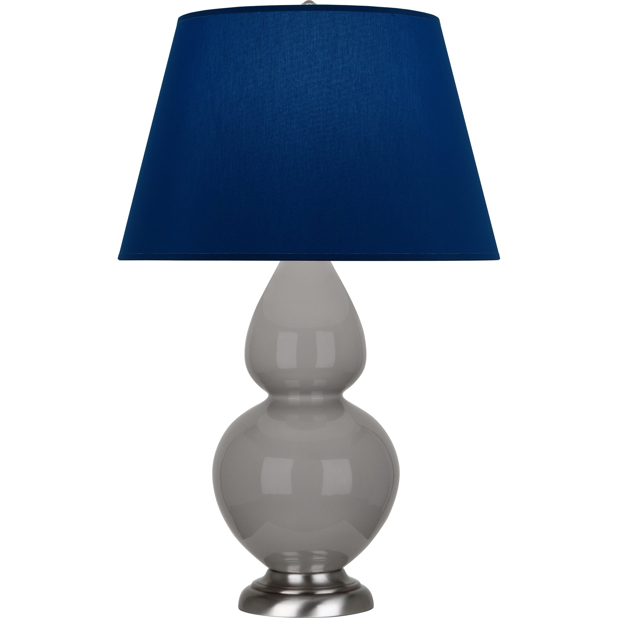 1750N | Smokey Taupe Double Gourd Table Lamp