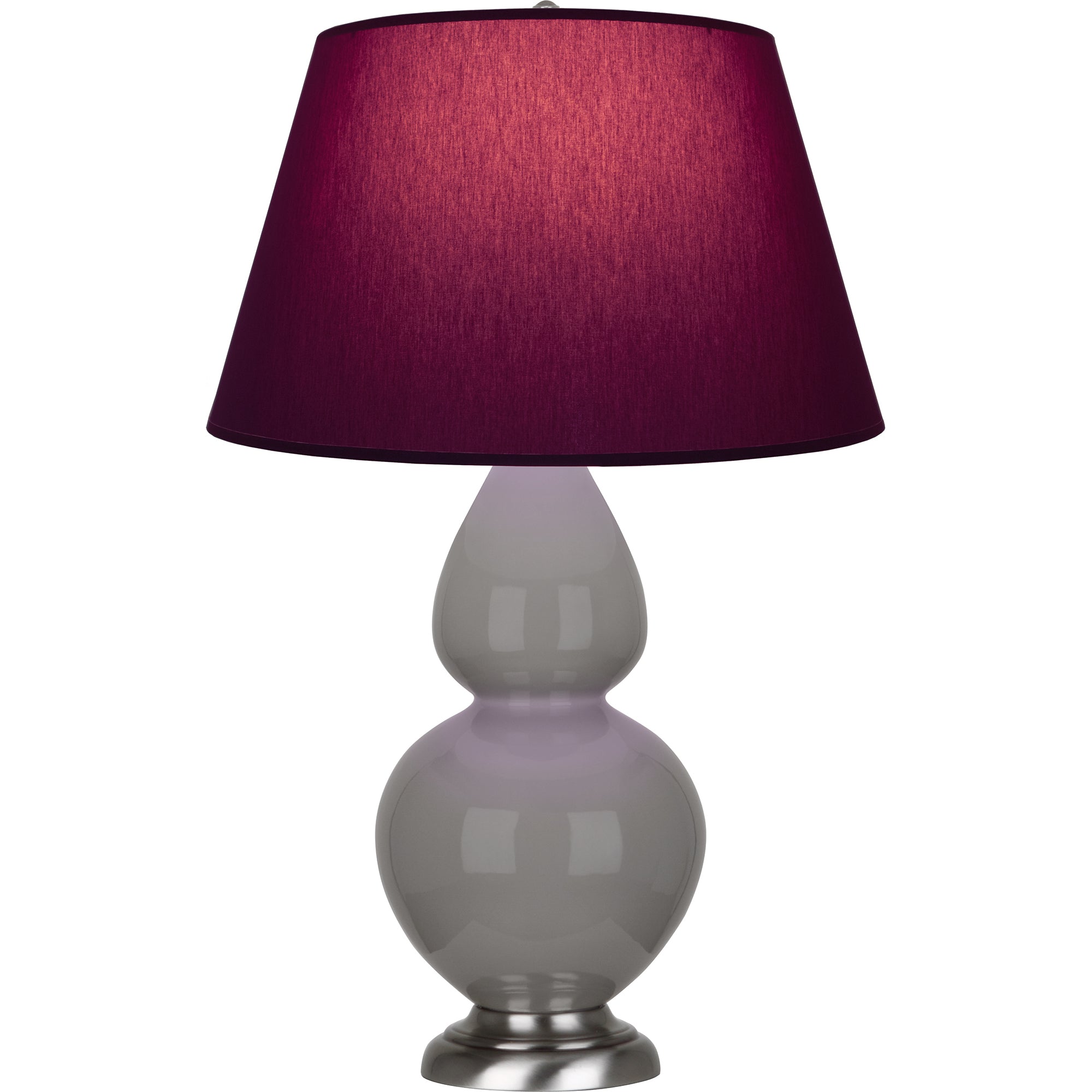 1750P | Smokey Taupe Double Gourd Table Lamp