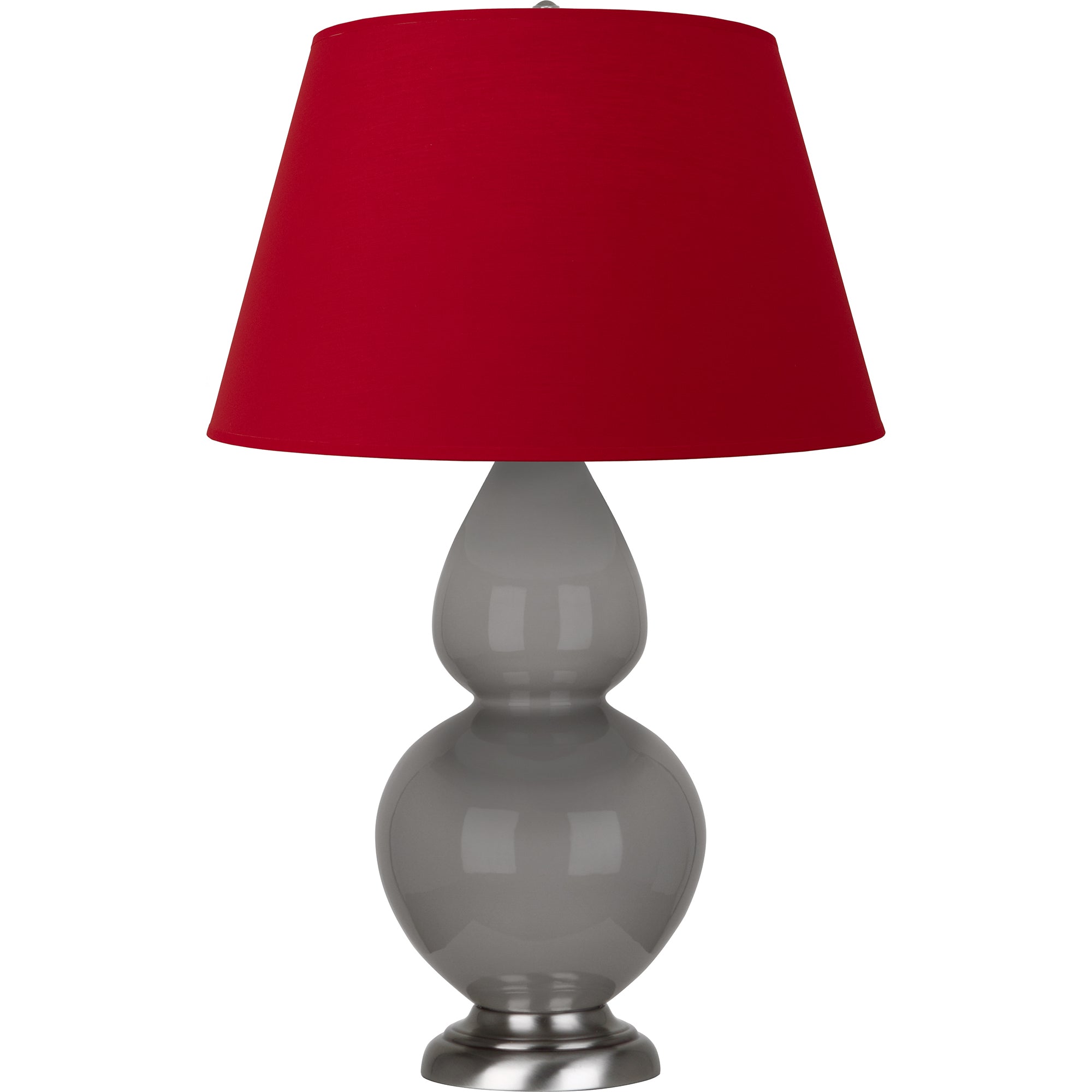 1750R | Smokey Taupe Double Gourd Table Lamp