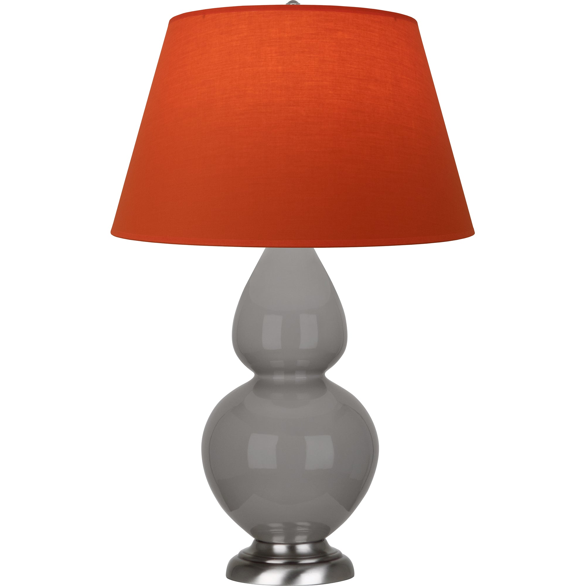 1750T | Smokey Taupe Double Gourd Table Lamp