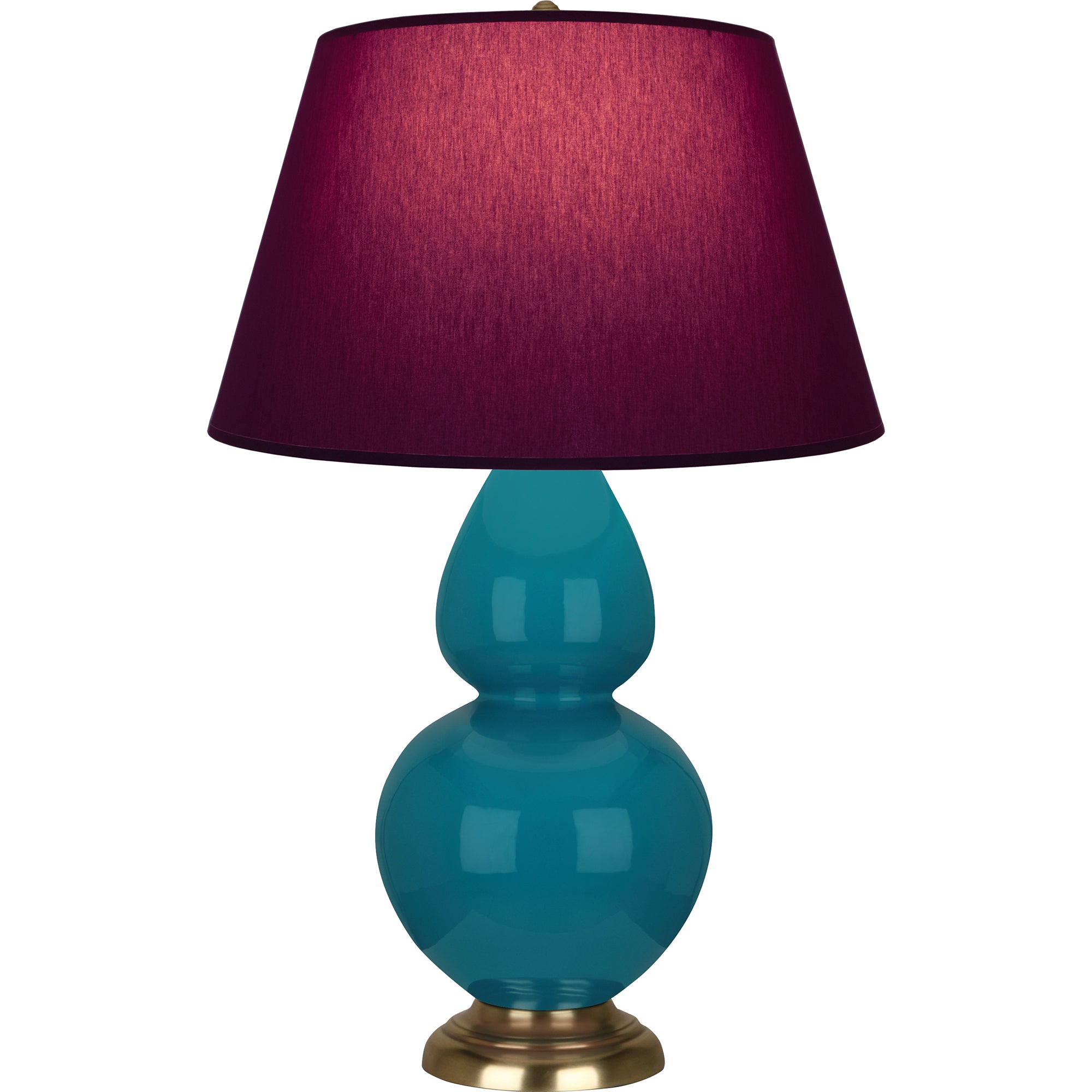 1751P | Peacock Double Gourd Table Lamp