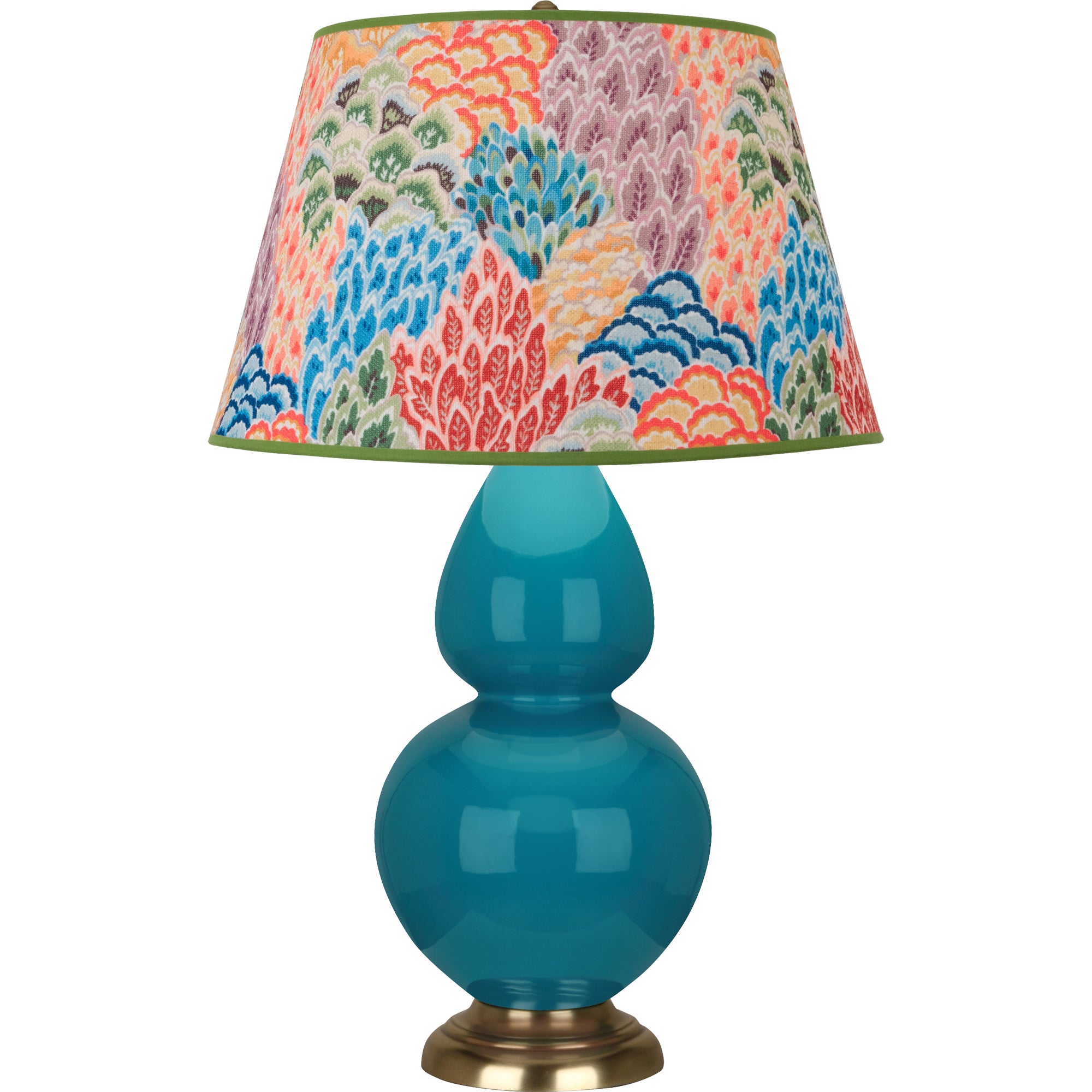 1751S | Peacock Double Gourd Table Lamp