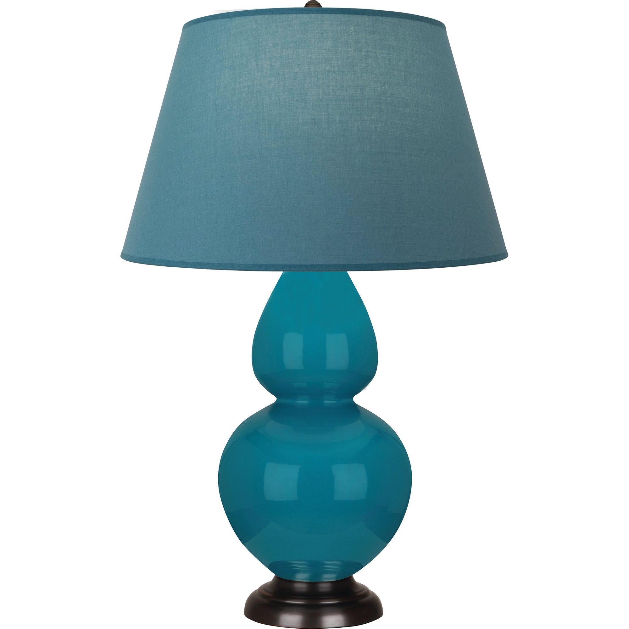 1752B | Peacock Double Gourd Table Lamp