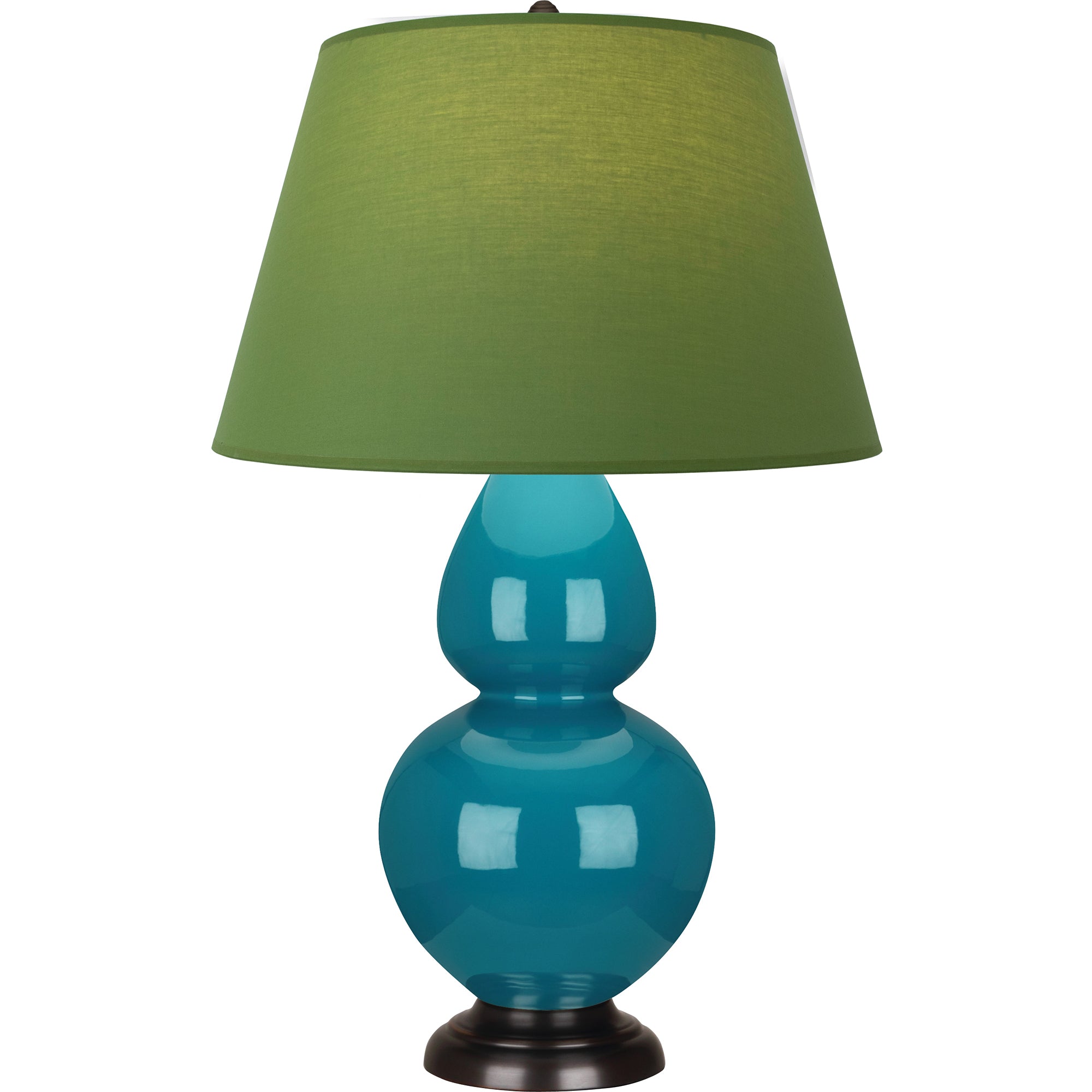 1752G | Peacock Double Gourd Table Lamp
