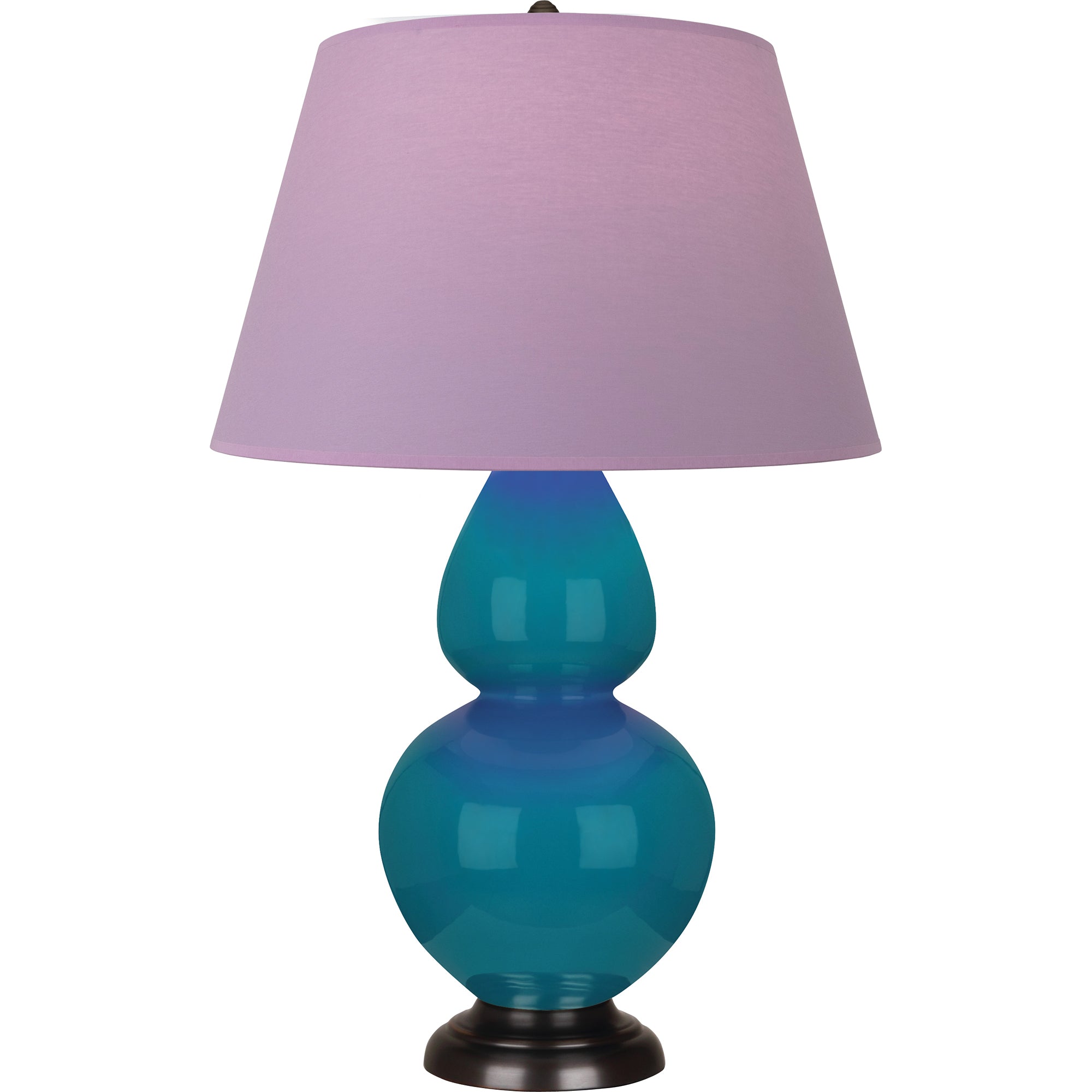 1752L | Peacock Double Gourd Table Lamp