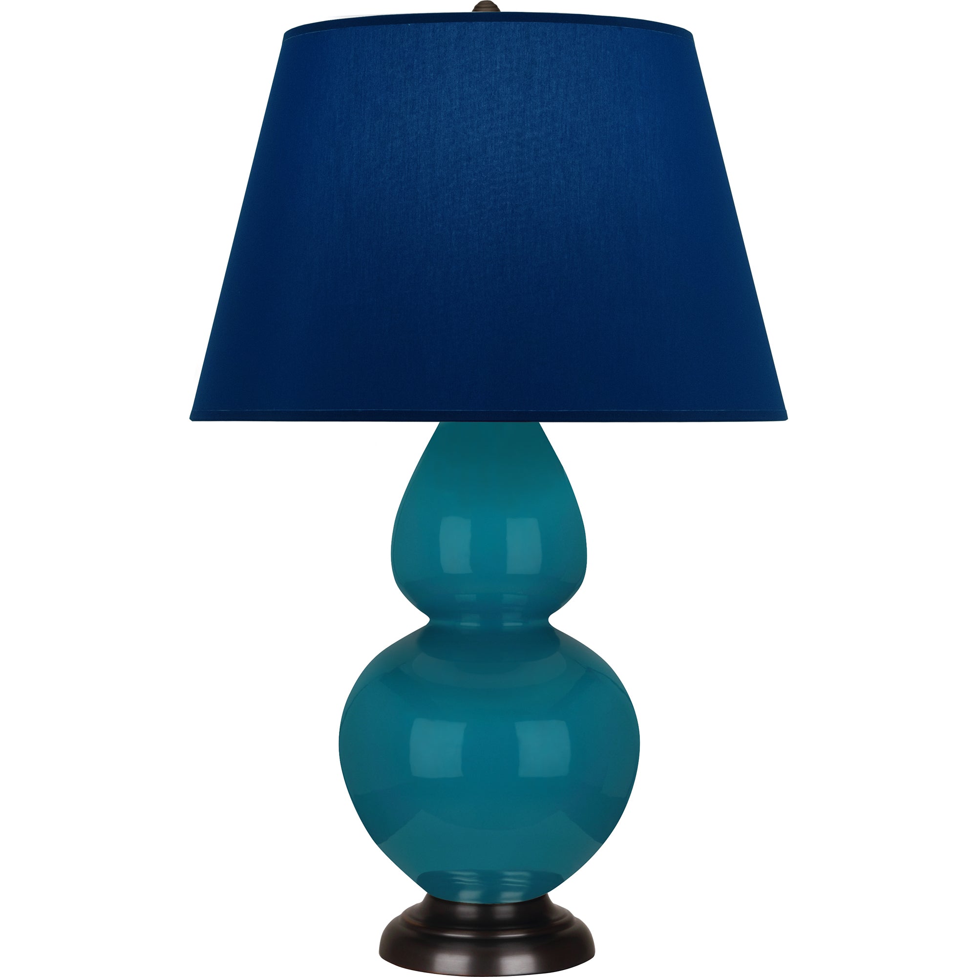1752N | Peacock Double Gourd Table Lamp