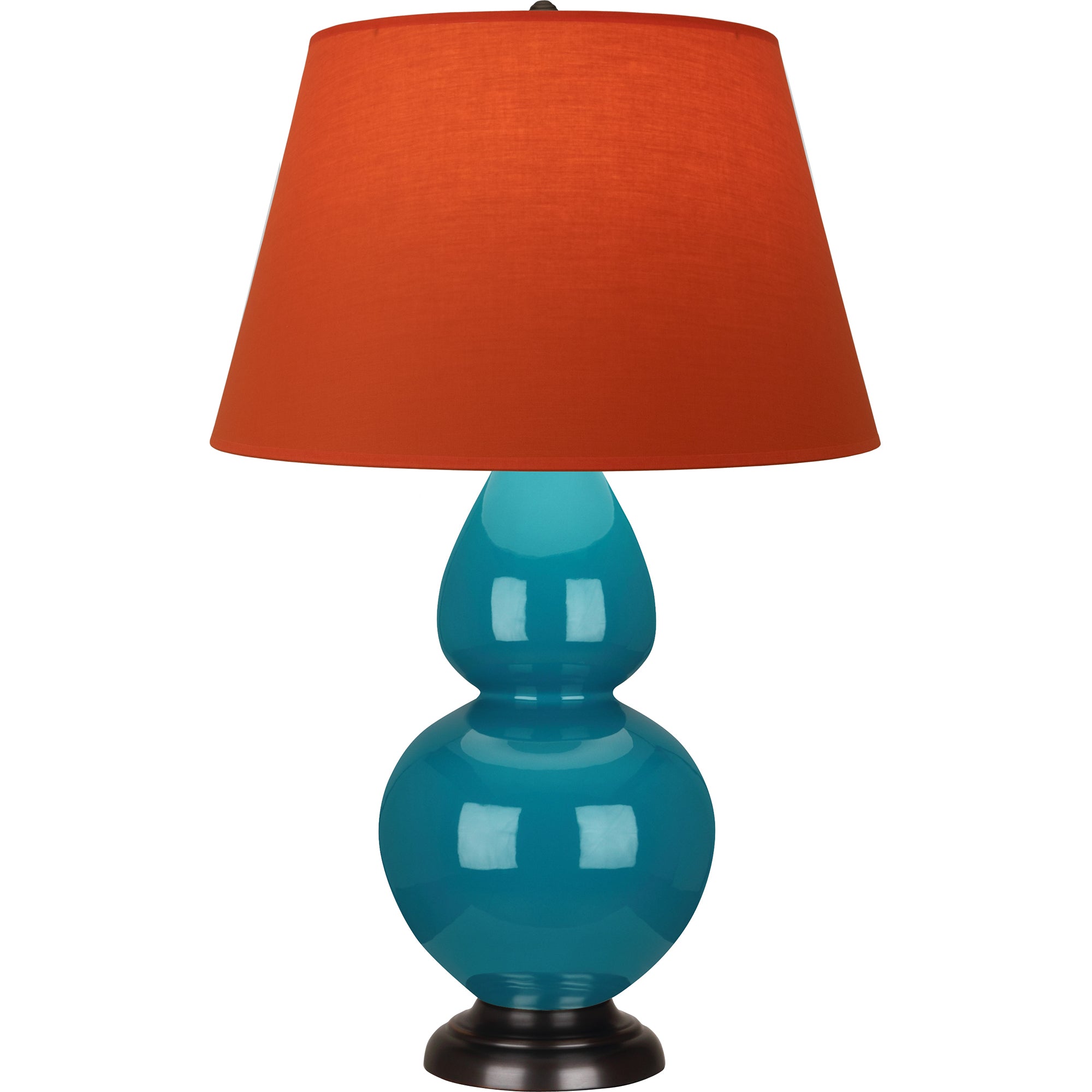 1752T | Peacock Double Gourd Table Lamp