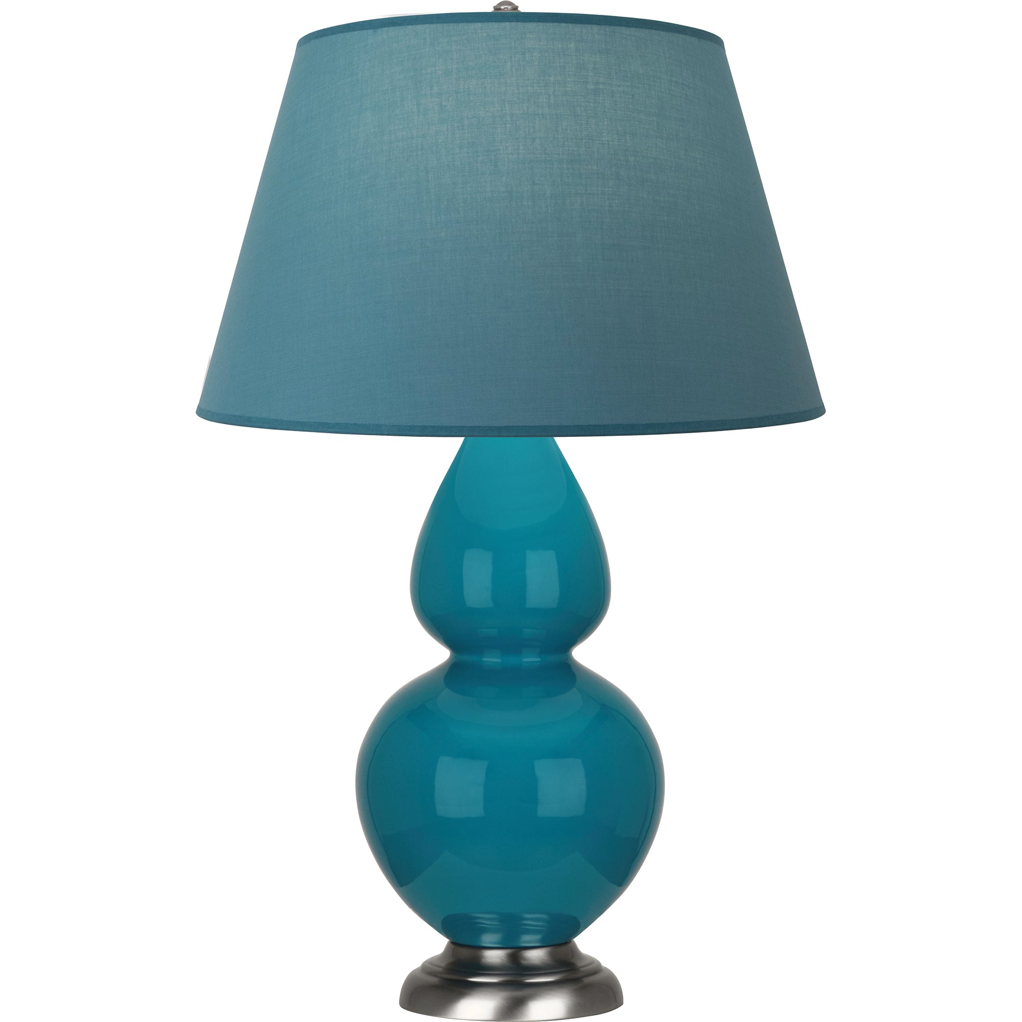 1753B | Peacock Double Gourd Table Lamp