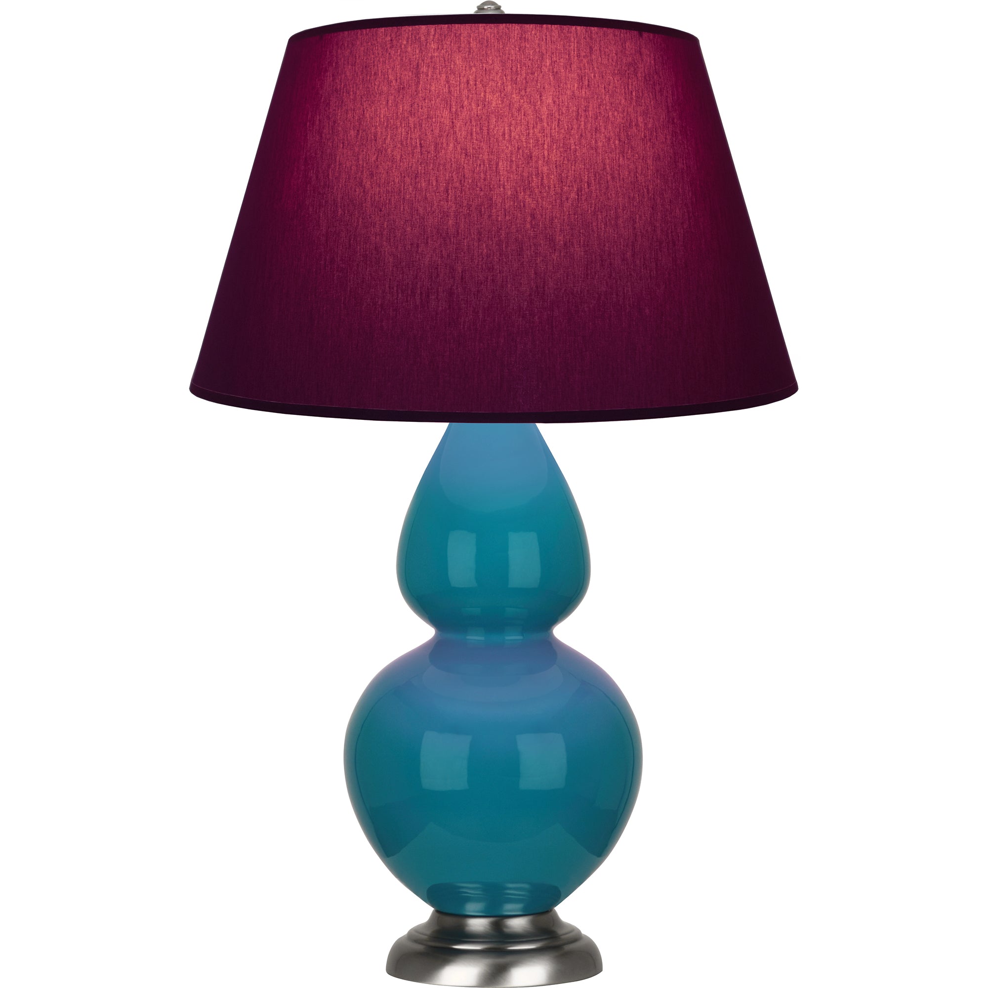 1753P | Peacock Double Gourd Table Lamp