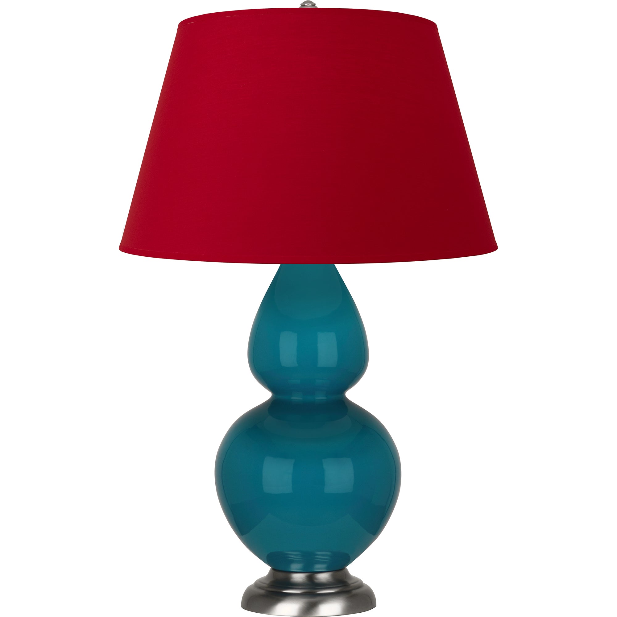 1753R | Peacock Double Gourd Table Lamp
