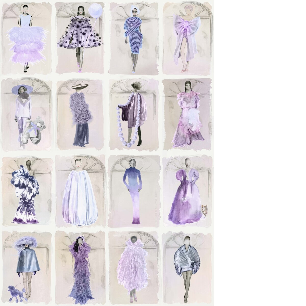 Couture Carousel W-Lavender P