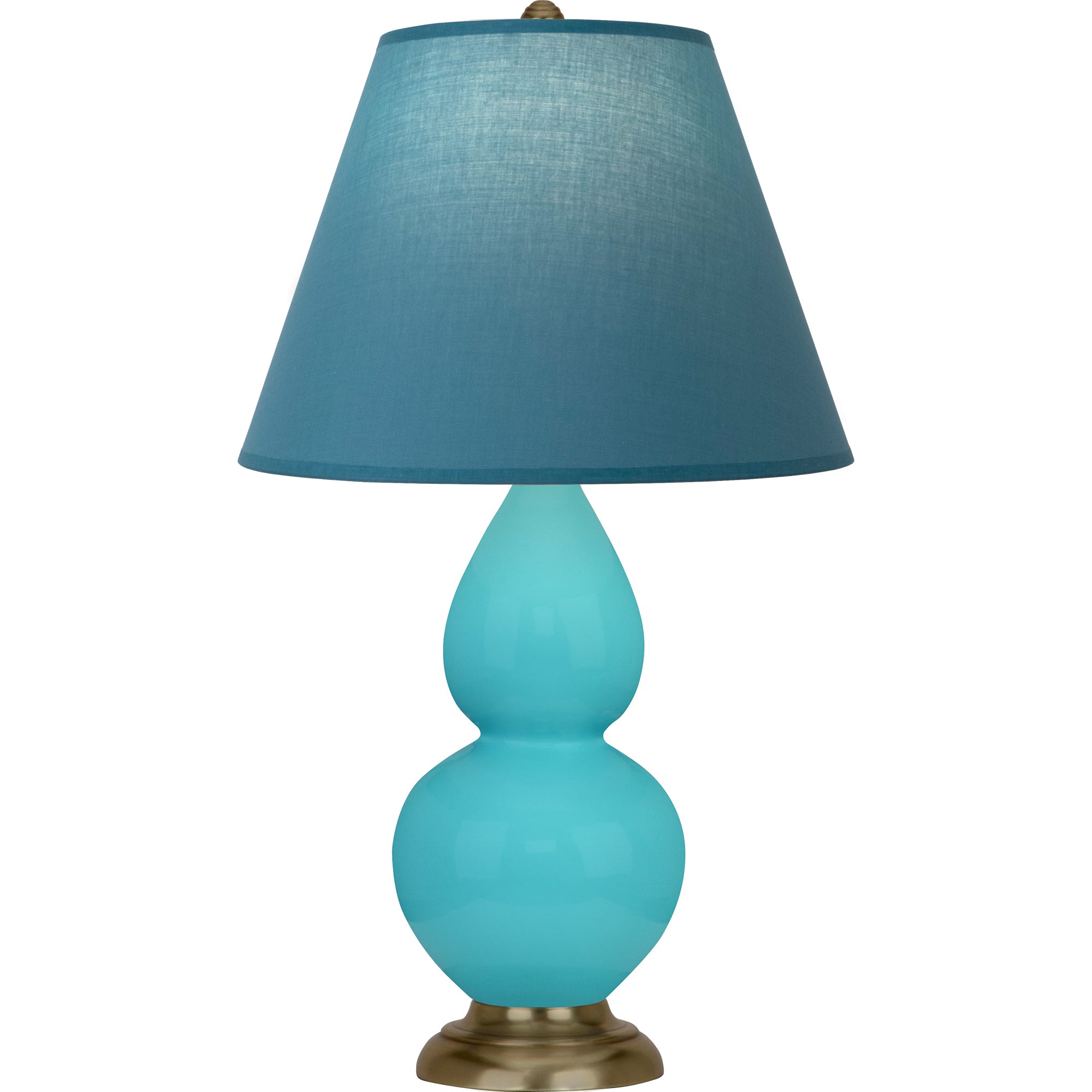 1760B | Egg Blue Small Double Gourd Accent Lamp